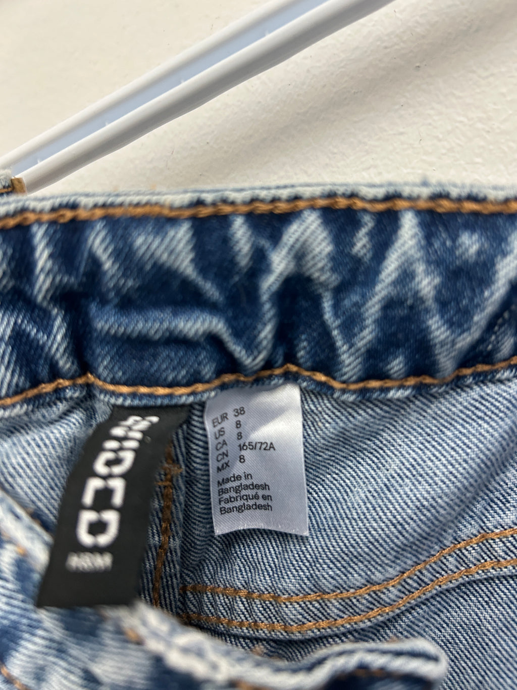 Jean bleu effet délavé vintage – H&M