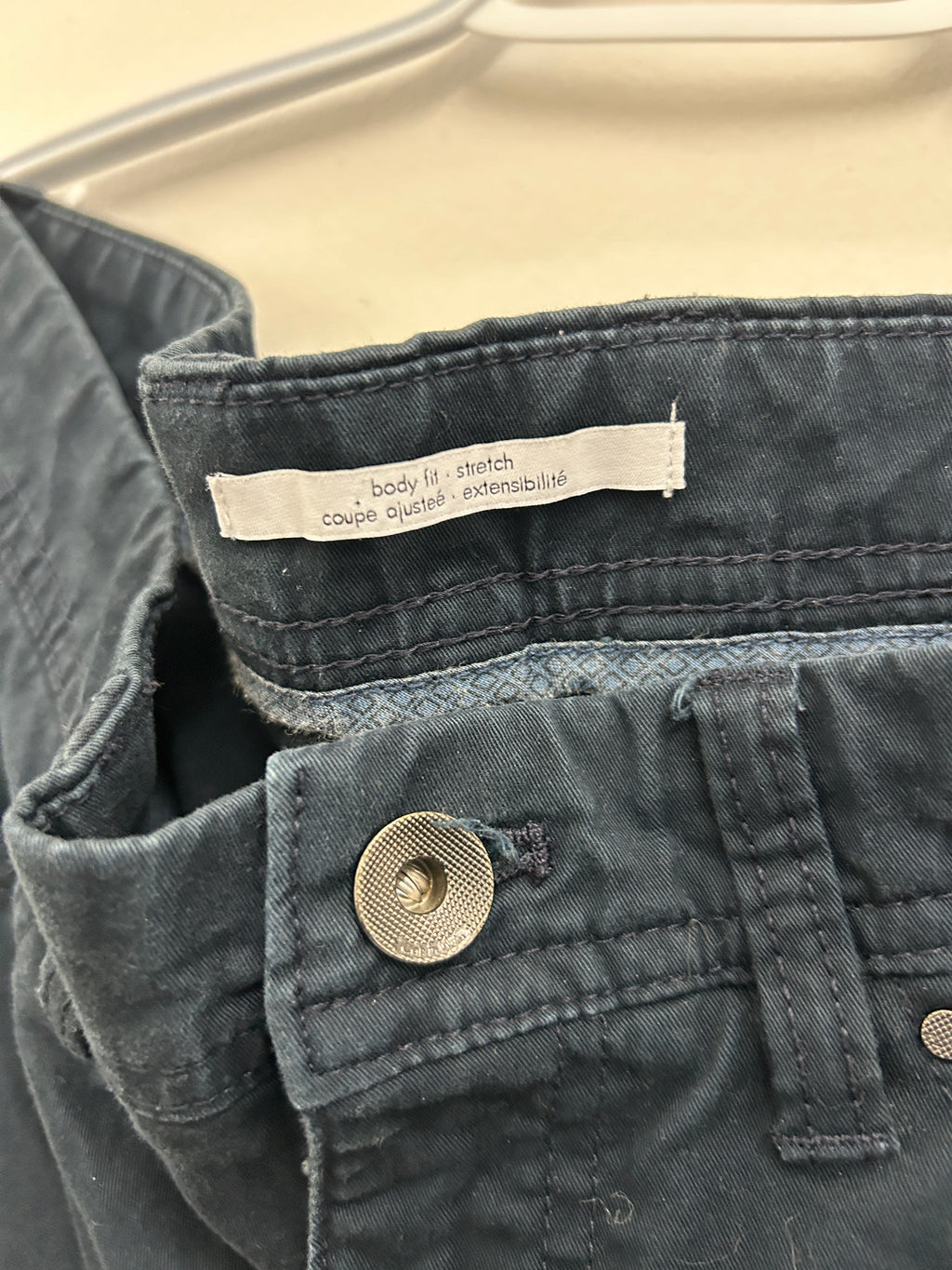 Pantalon ajusté extensible noir – Calvin Klein