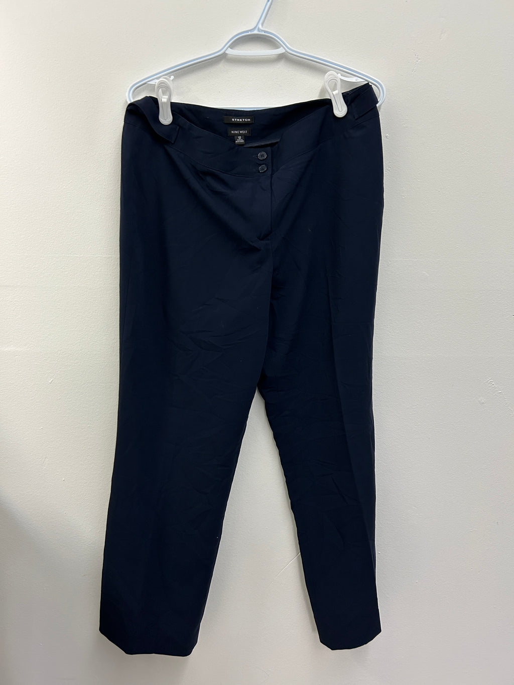 Pantalon habillé extensible bleu marine – Nine West