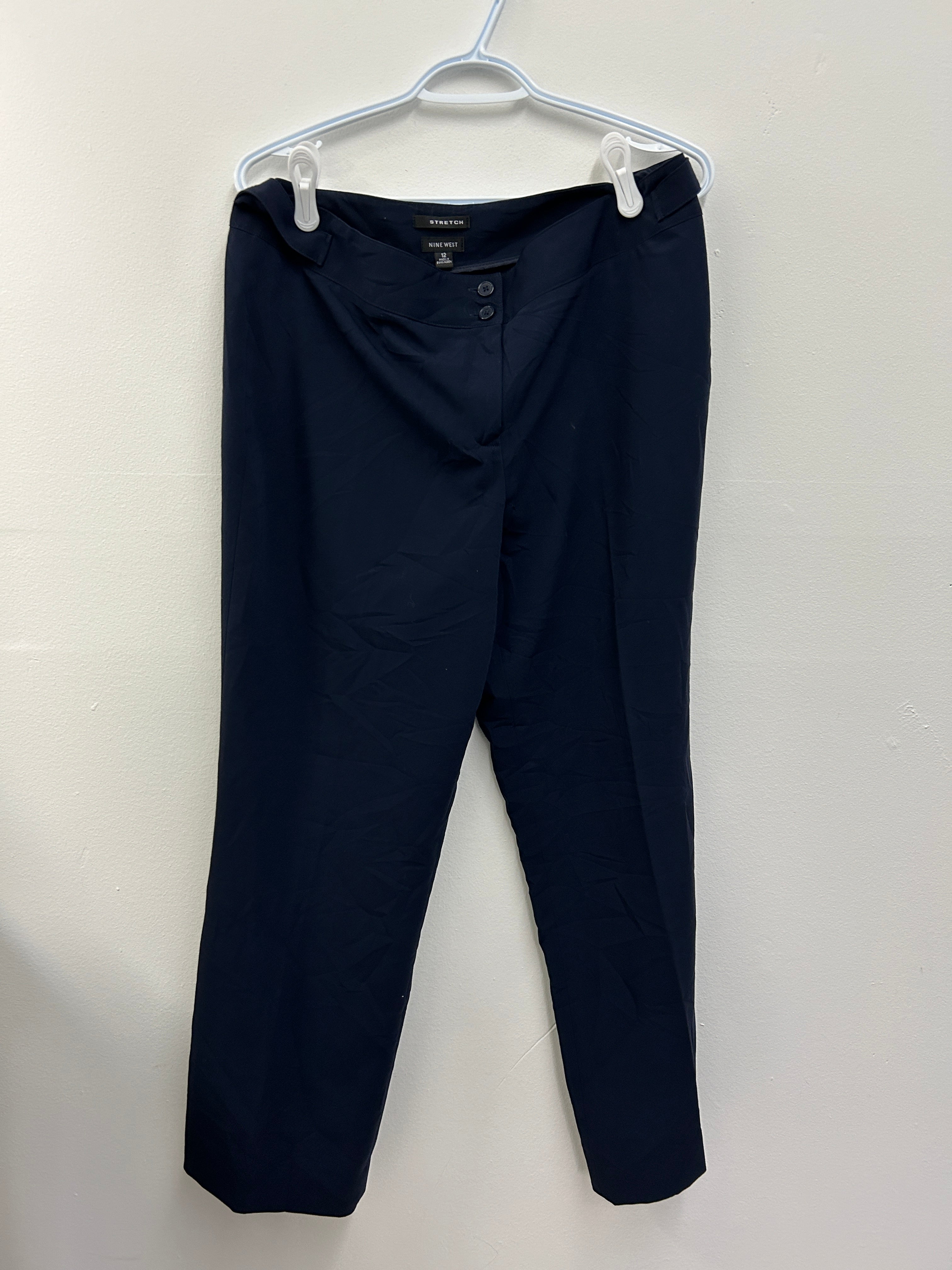 Pantalon habillé extensible bleu marine – Nine West