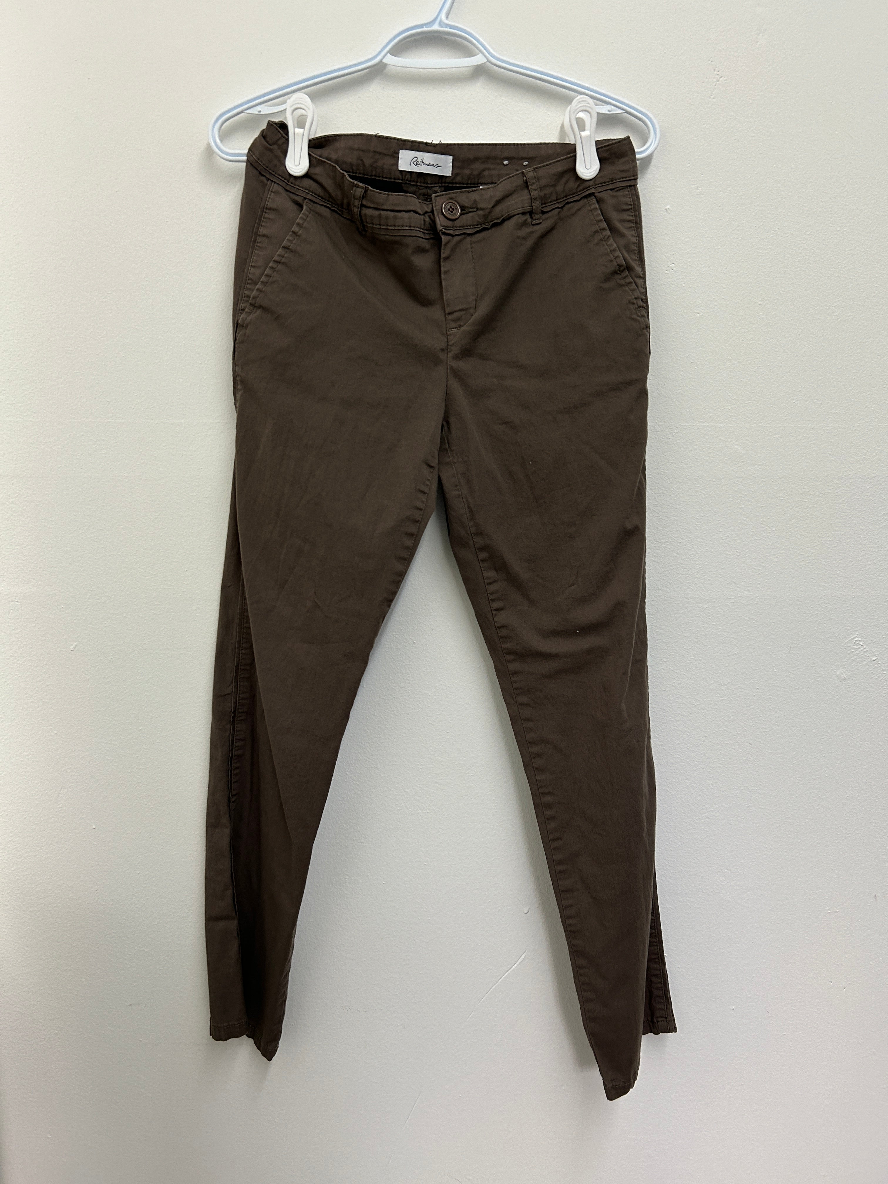 Pantalon brun ajusté – Reitmans