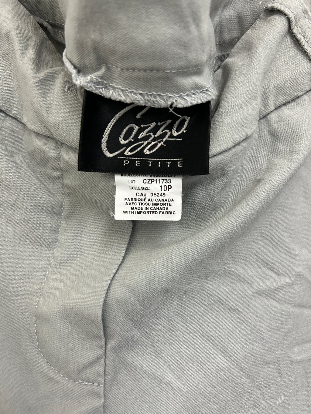 Pantalon capri gris – Cazza