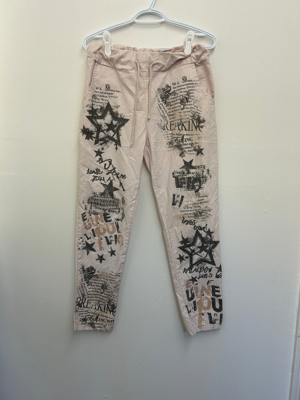 Pantalon imprimé graphique – Bella Amore (Fait en Italy)