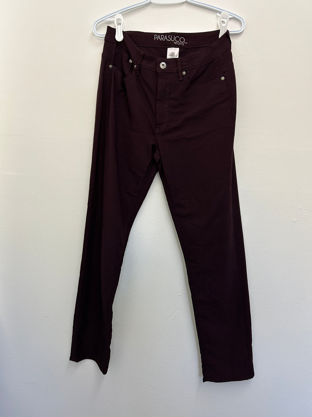 Pantalon bordeaux ajusté – Parasuco Jeans