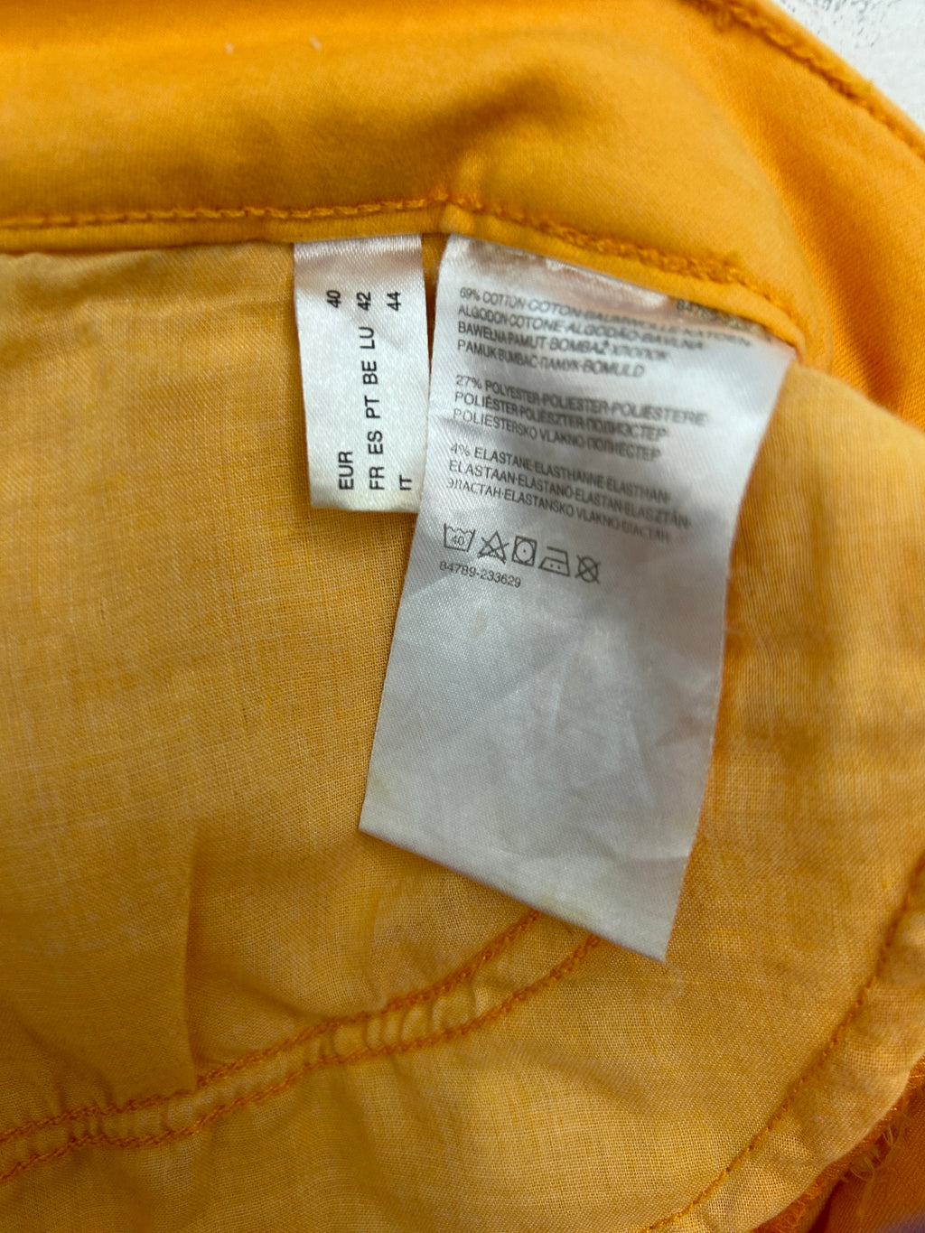 Pantalon jaune vif – Yessica