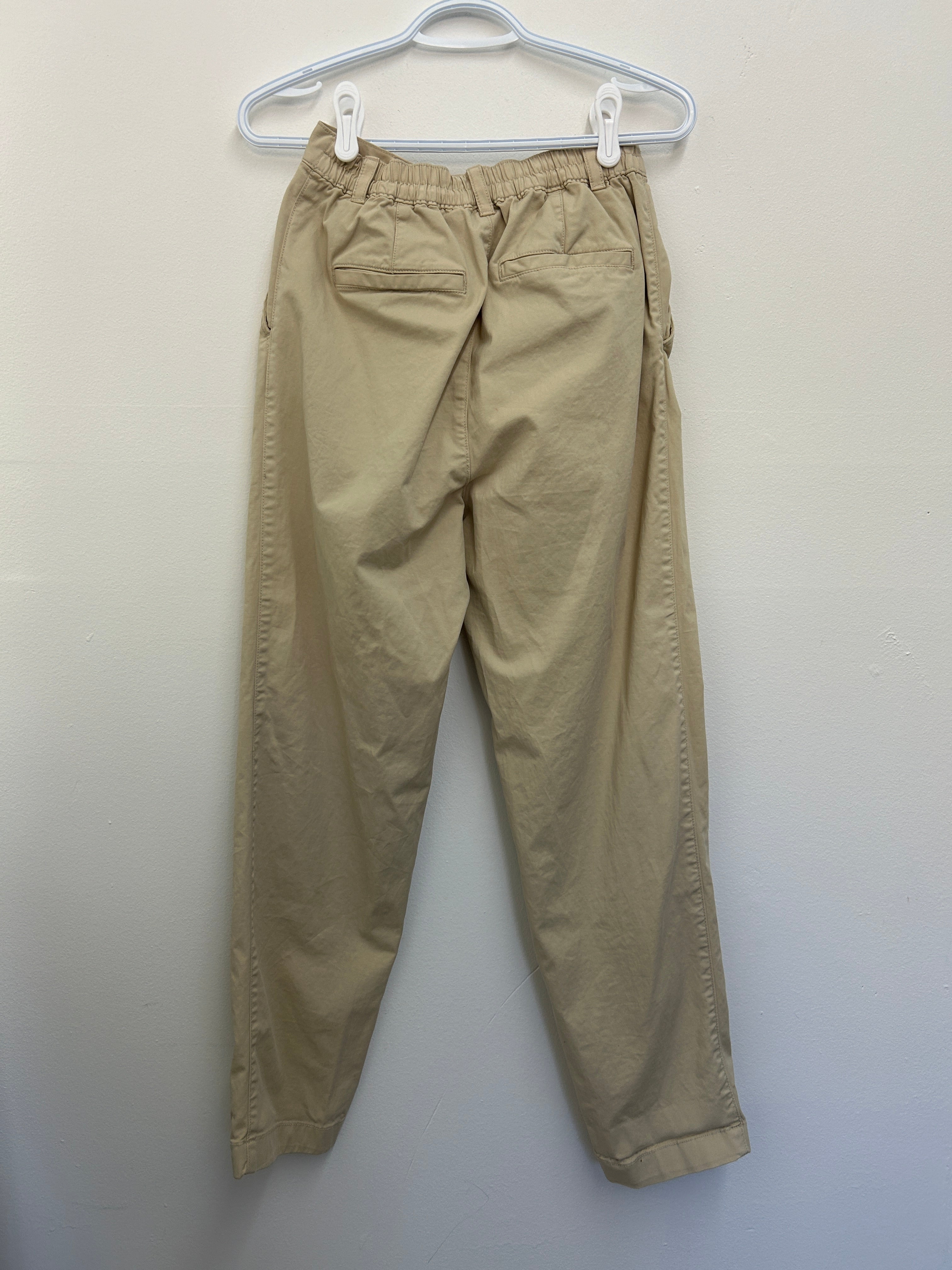 Pantalon chino beige – Taille mi-haute, jambe droite classique