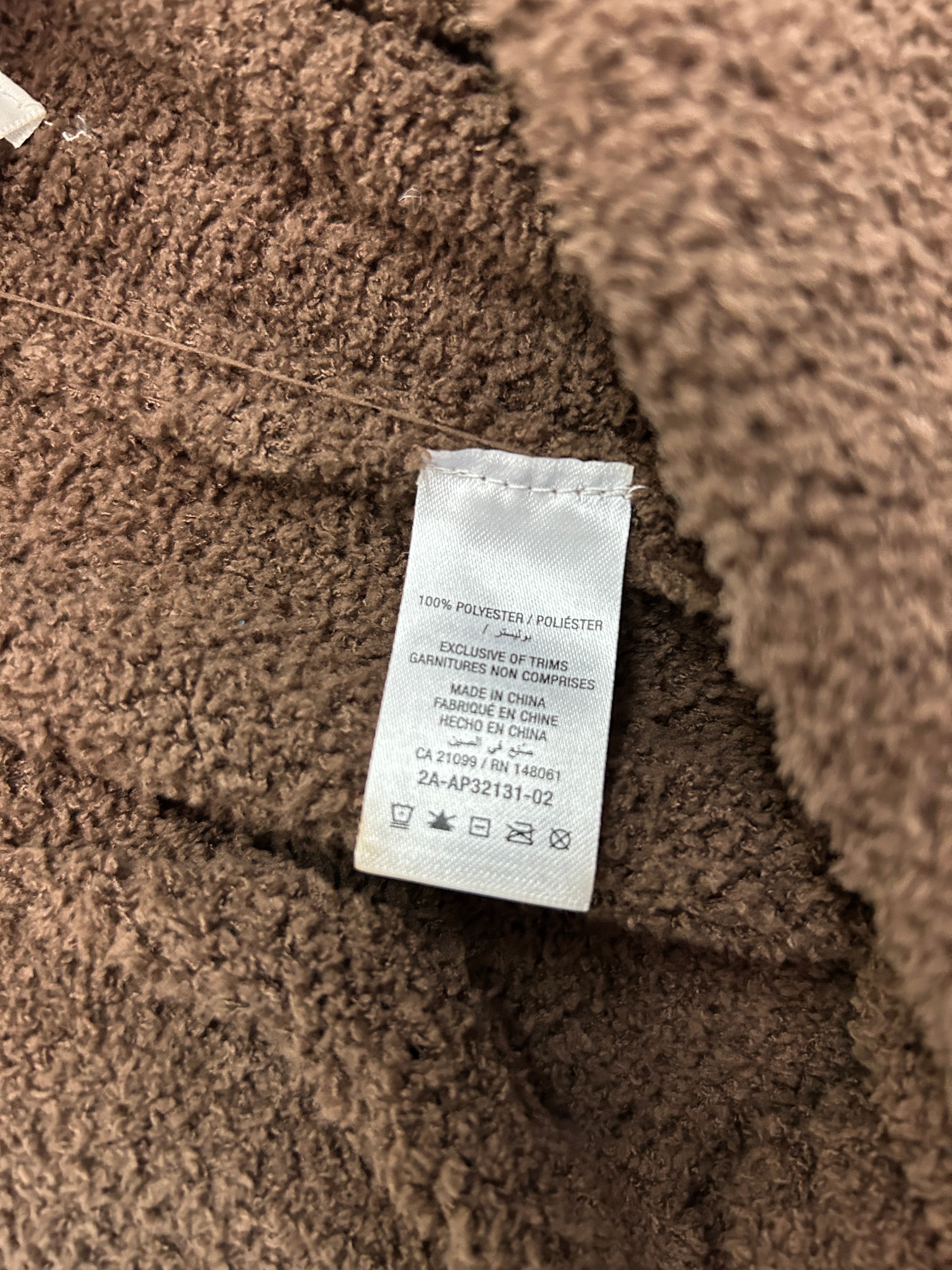 Pantalon en tricot brun chocolat – Taille haute et jambes larges