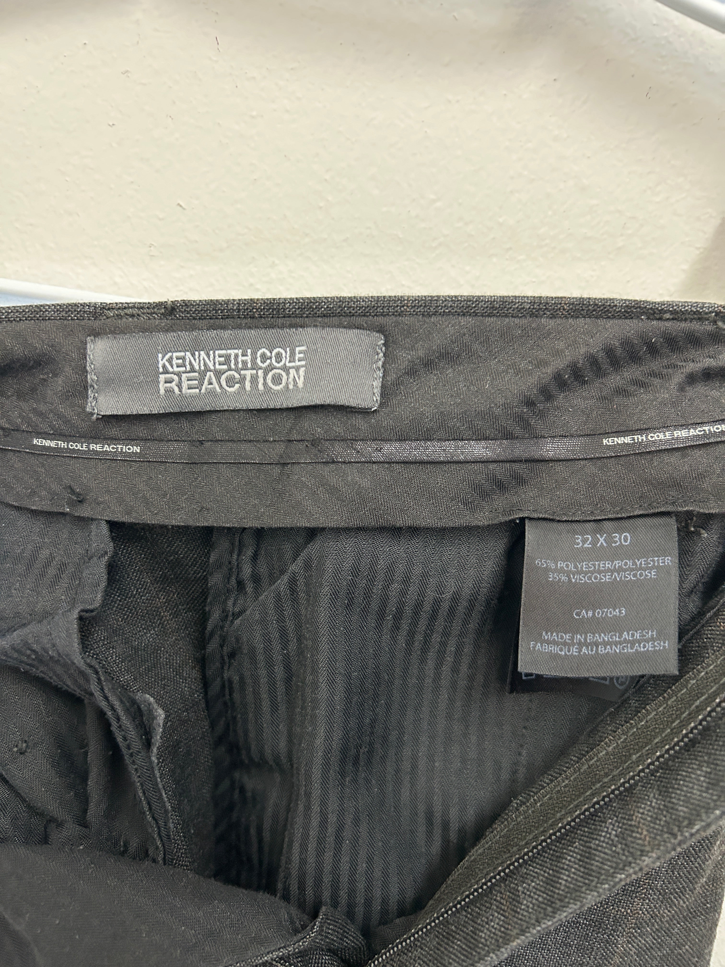 KENNETH COLE REACTION | Pantalon habillé gris foncé