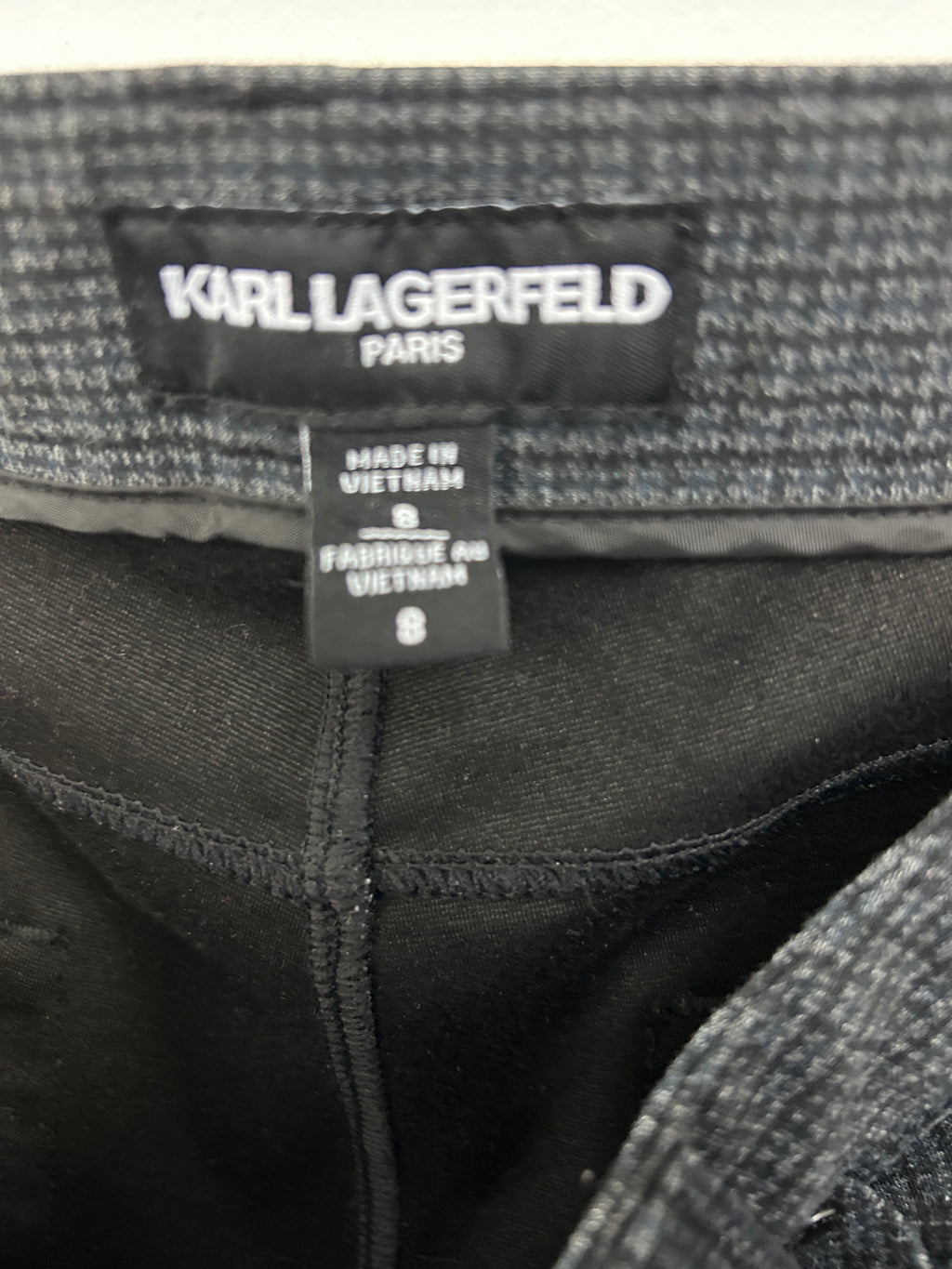 Karl Lagerfeld | Pantalon ajusté à motif discret