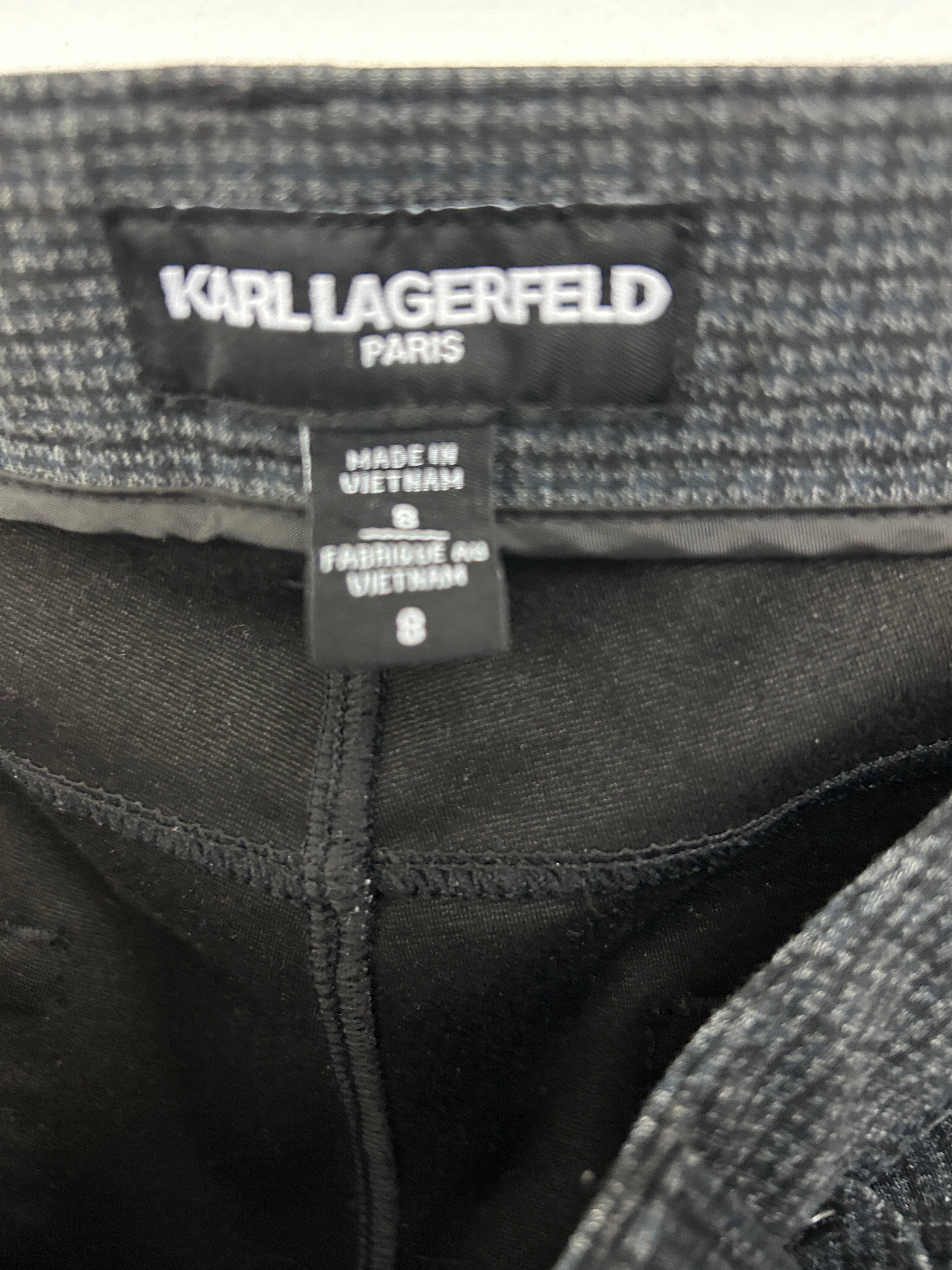Karl Lagerfeld | Pantalon ajusté à motif discret