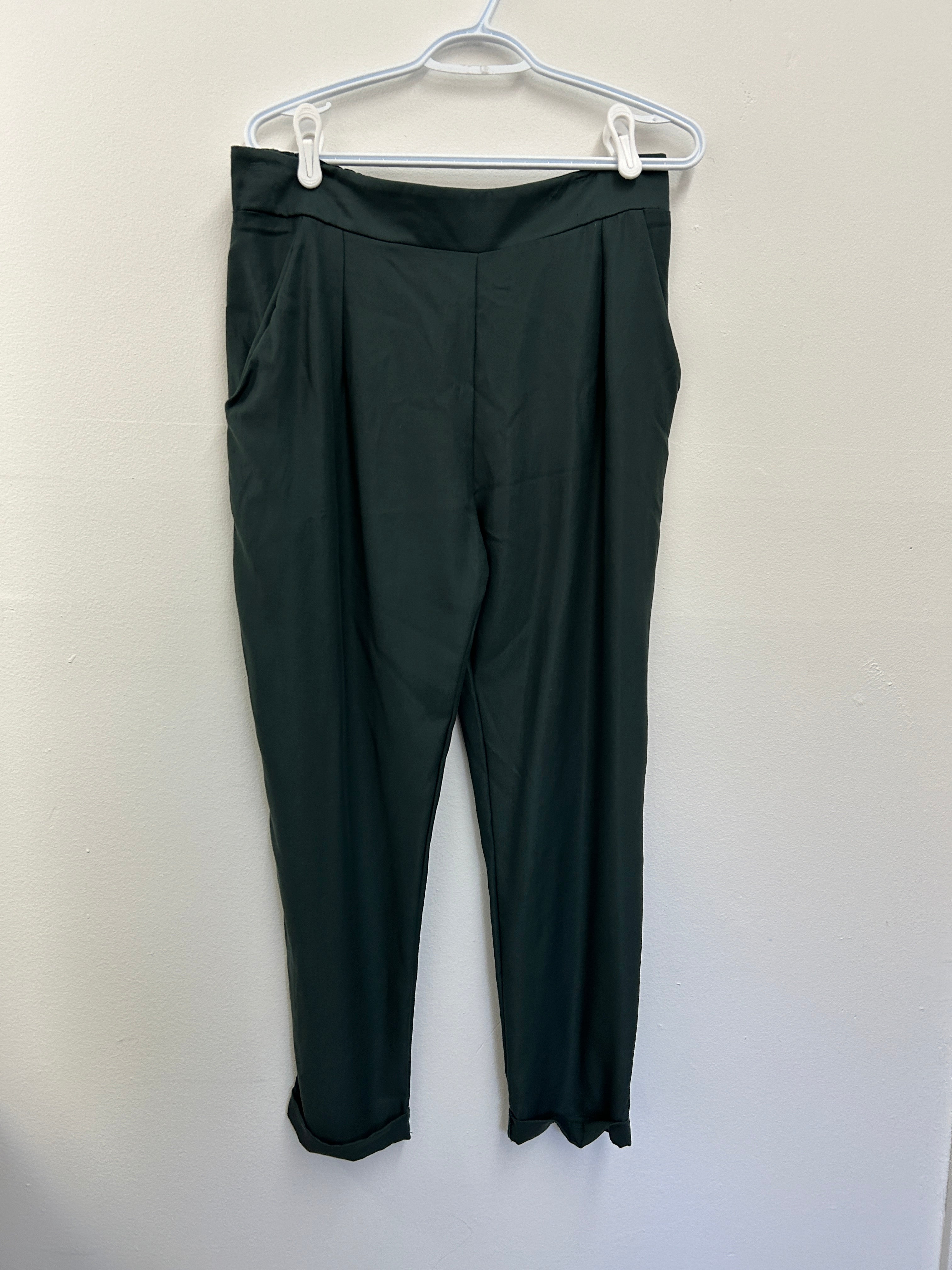 Chenry Bobin | Pantalon vert à taille élastique