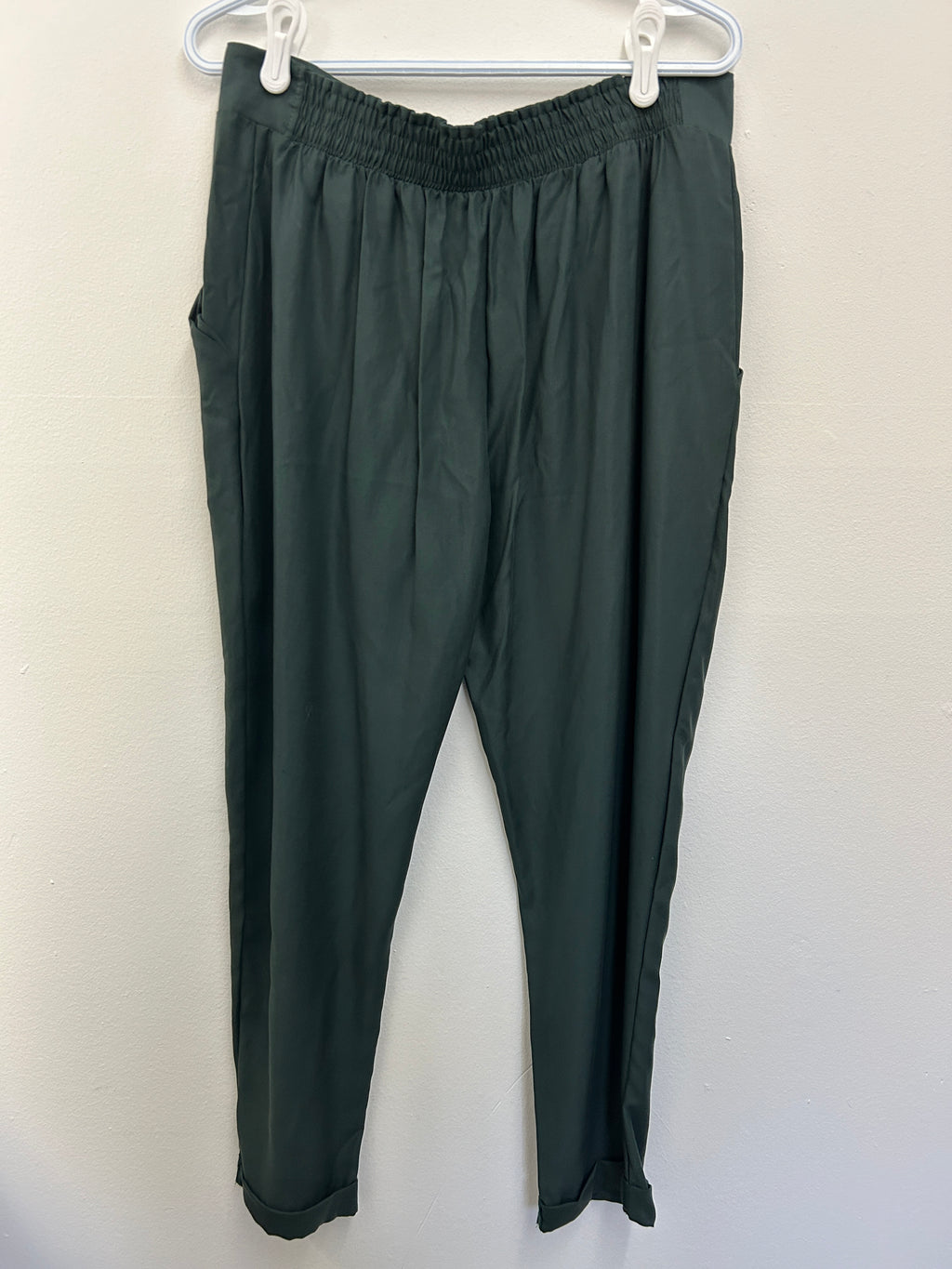Chenry Bobin | Pantalon vert à taille élastique