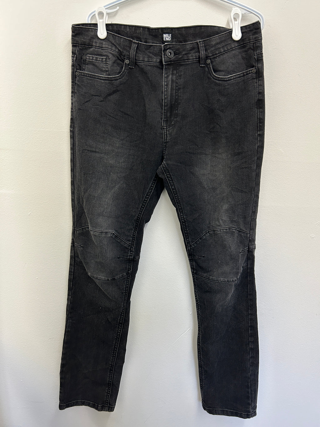 MILE END | Jean noir effet usé