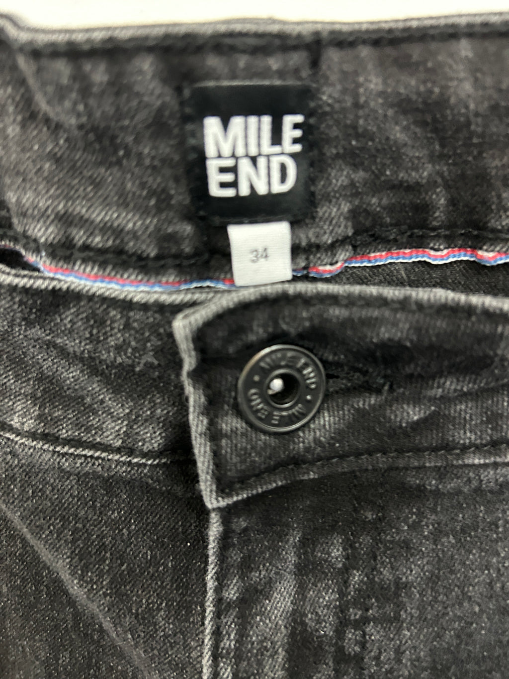 MILE END | Jean noir effet usé