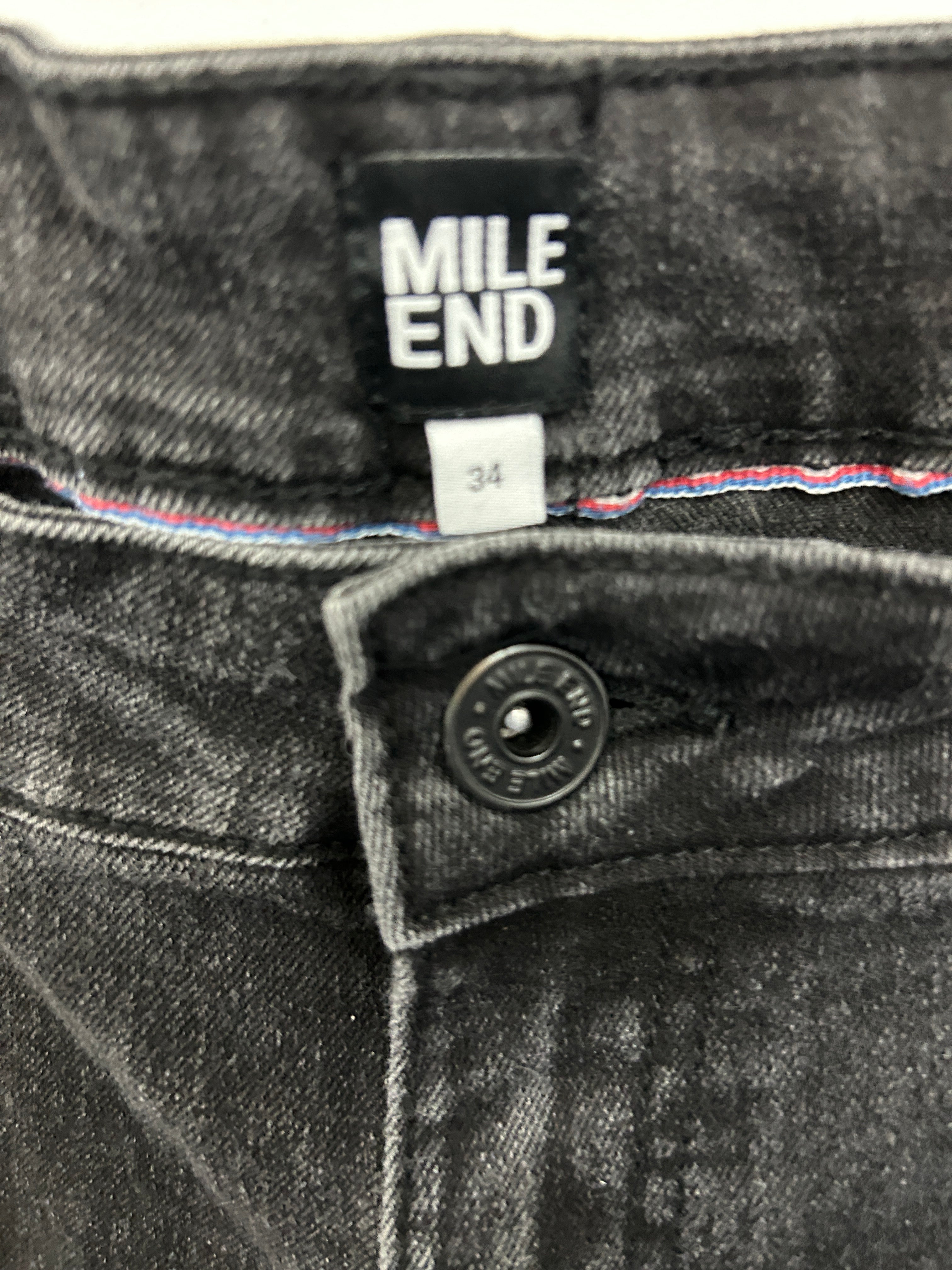 MILE END | Jean noir effet usé
