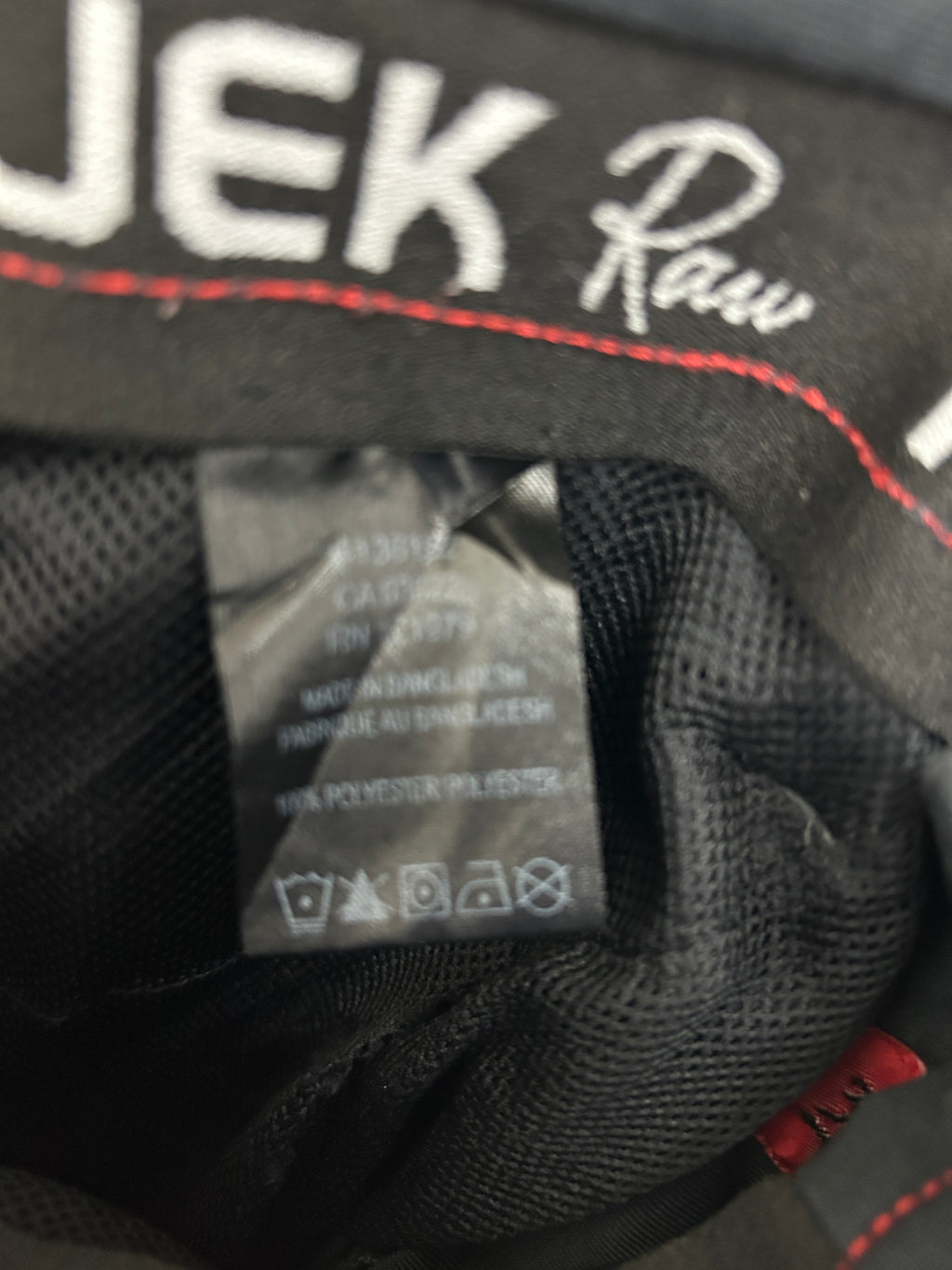 PROJEK RAW | Pantalon noir à coupe droite