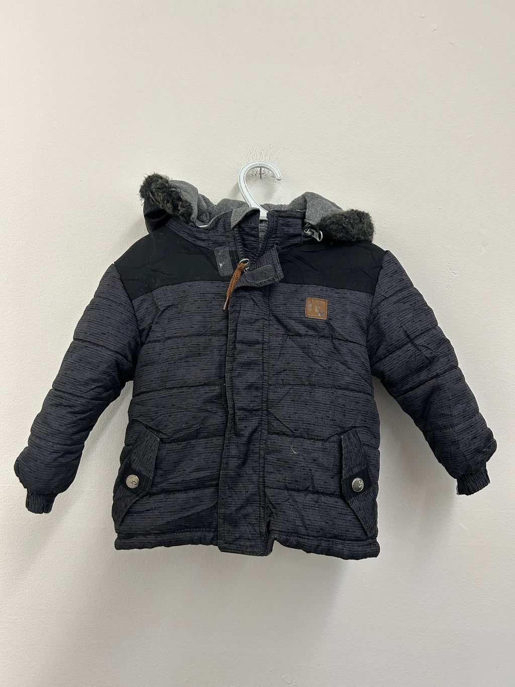 Peluche & Tartine | Manteau d’hiver pour enfant avec capuchon doublé