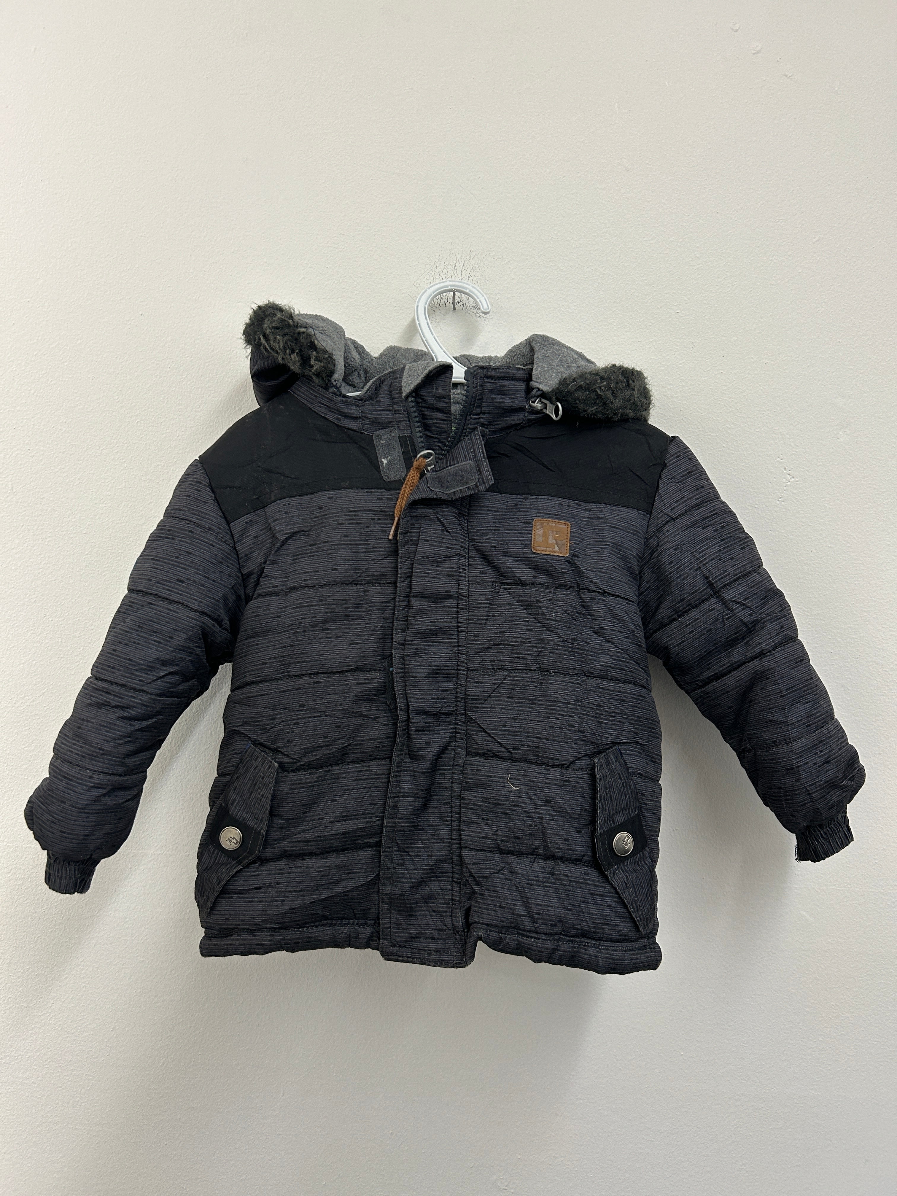 Peluche & Tartine | Manteau d’hiver pour enfant avec capuchon doublé