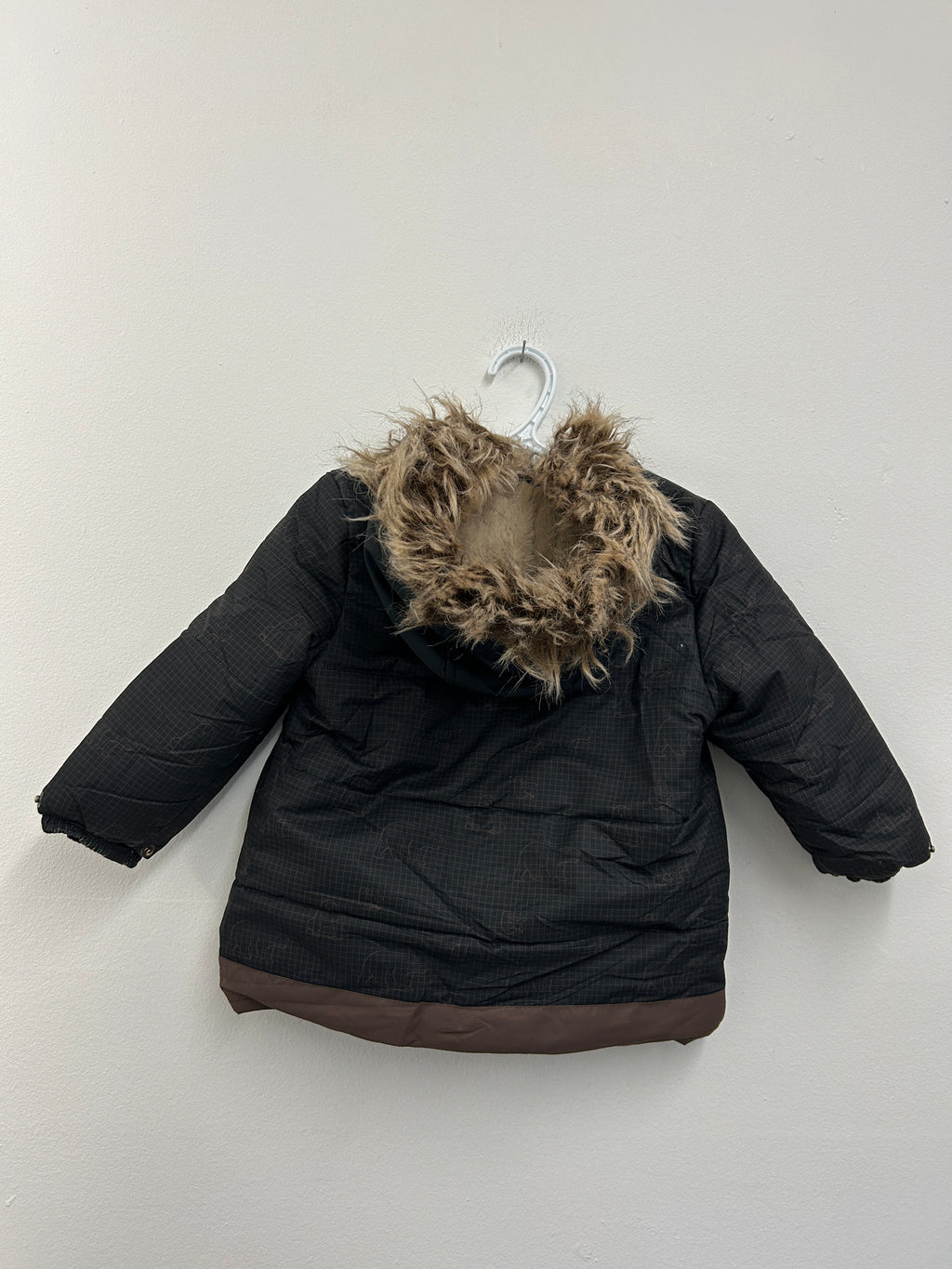 Gagou | Manteau d’hiver pour enfant brun et noir