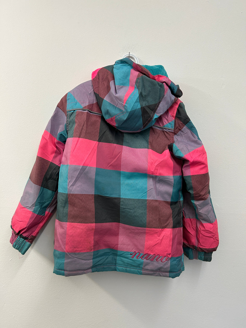 Manteau d’hiver pour enfant à carreaux colorés (-30°C)