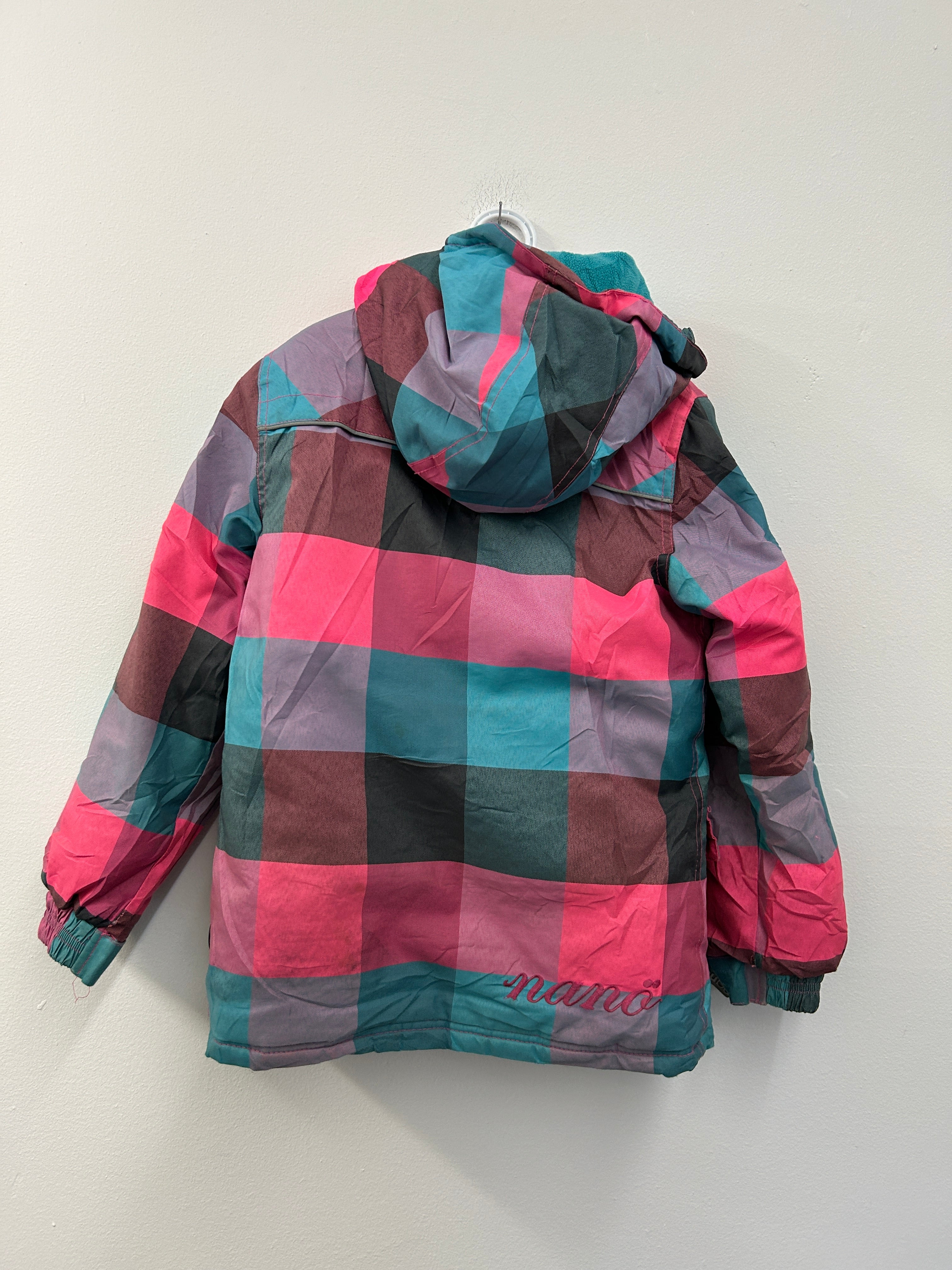 Manteau d’hiver pour enfant à carreaux colorés (-30°C)