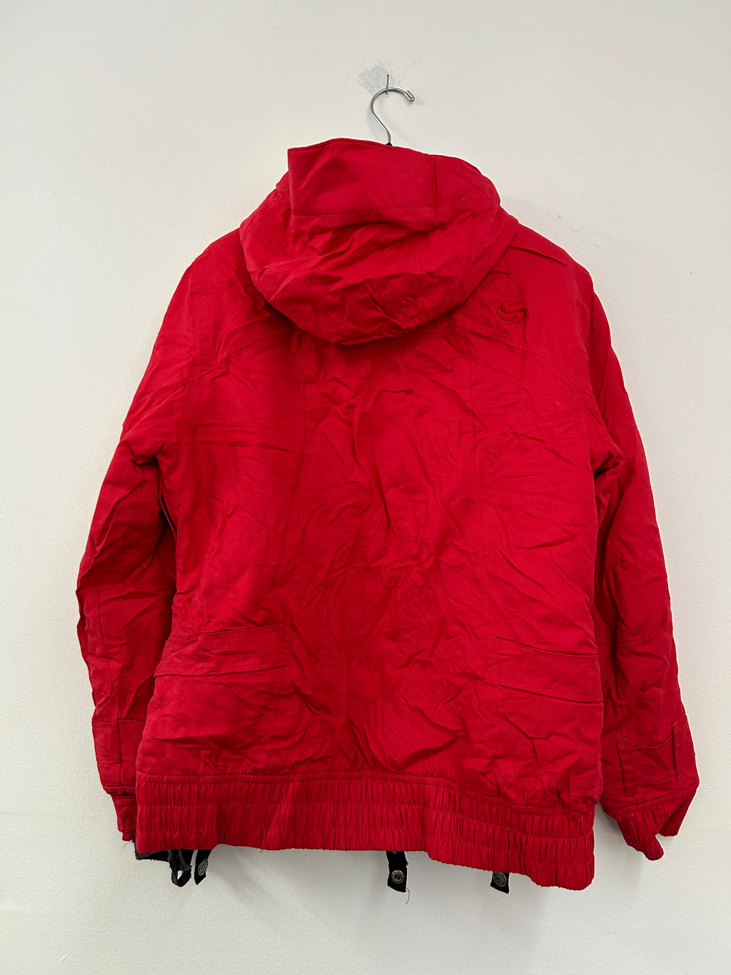 Manteau d’hiver rouge – coupe-vent à doublure épaisse