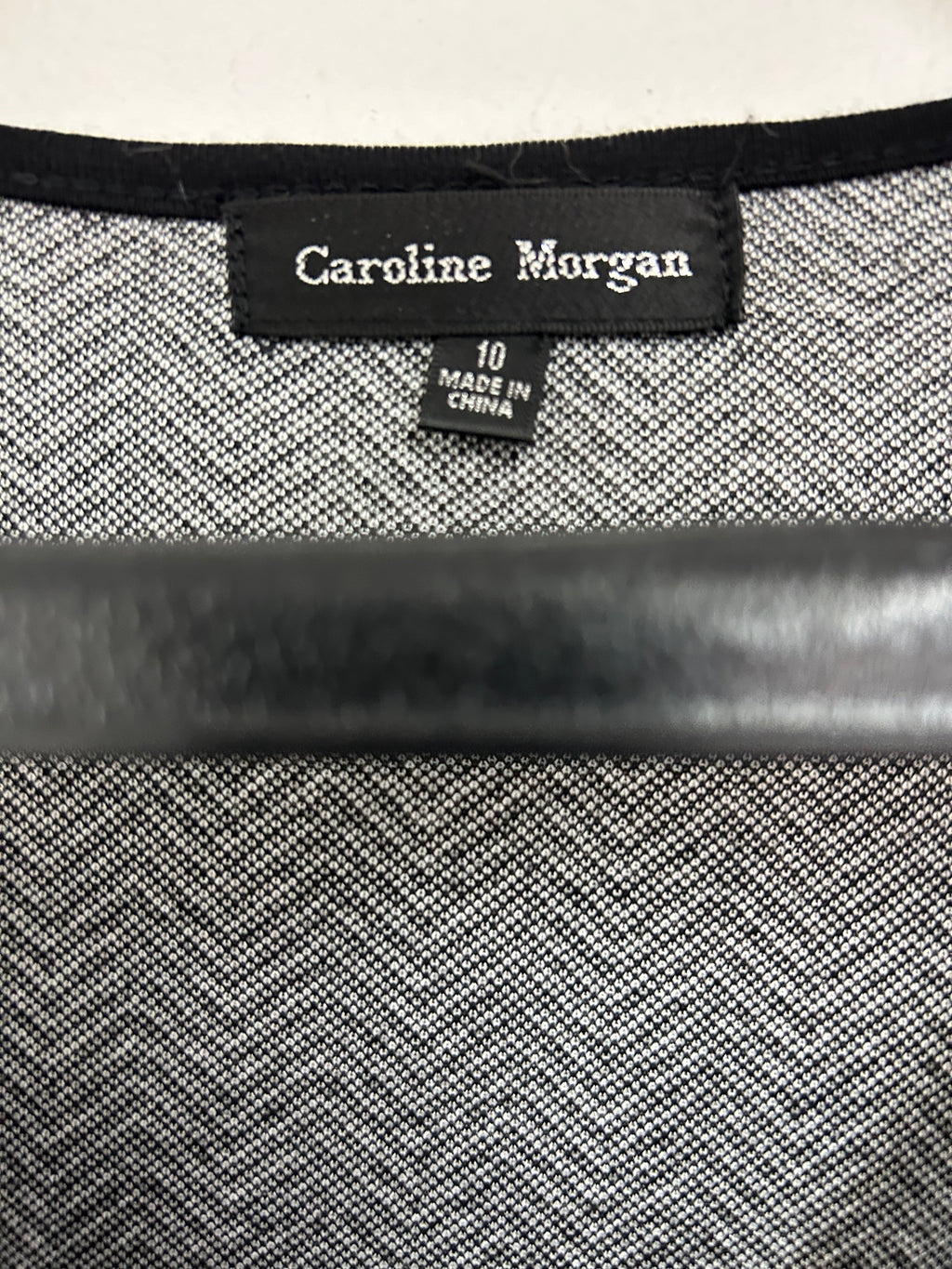 Caroline Morgan | Robe asymétrique à motifs noir et blanc