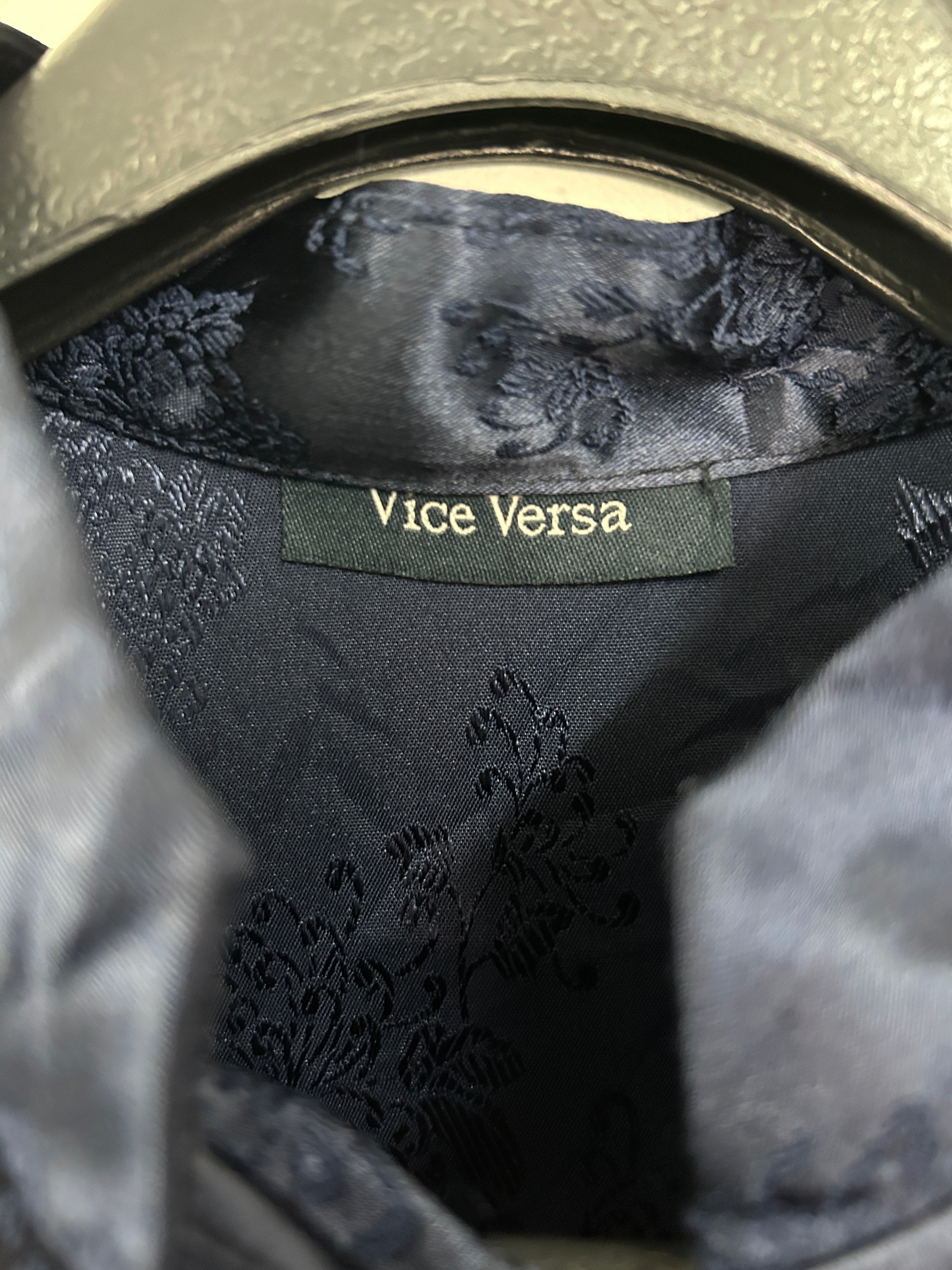 Robe bleu marine style japonais — Vice Versa