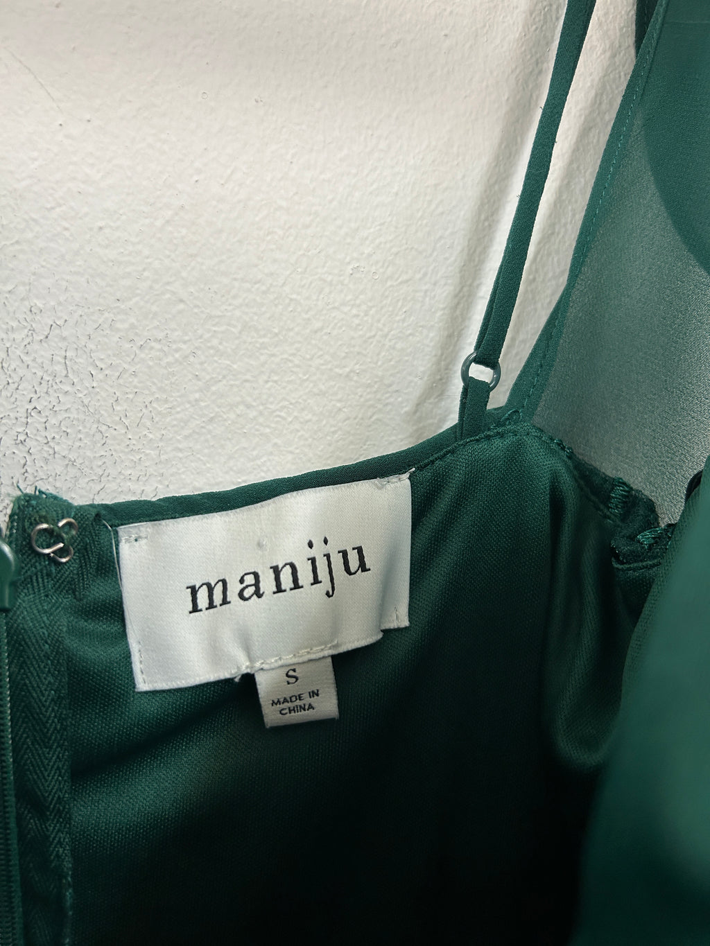 Robe élégante vert émeraude – Maniju