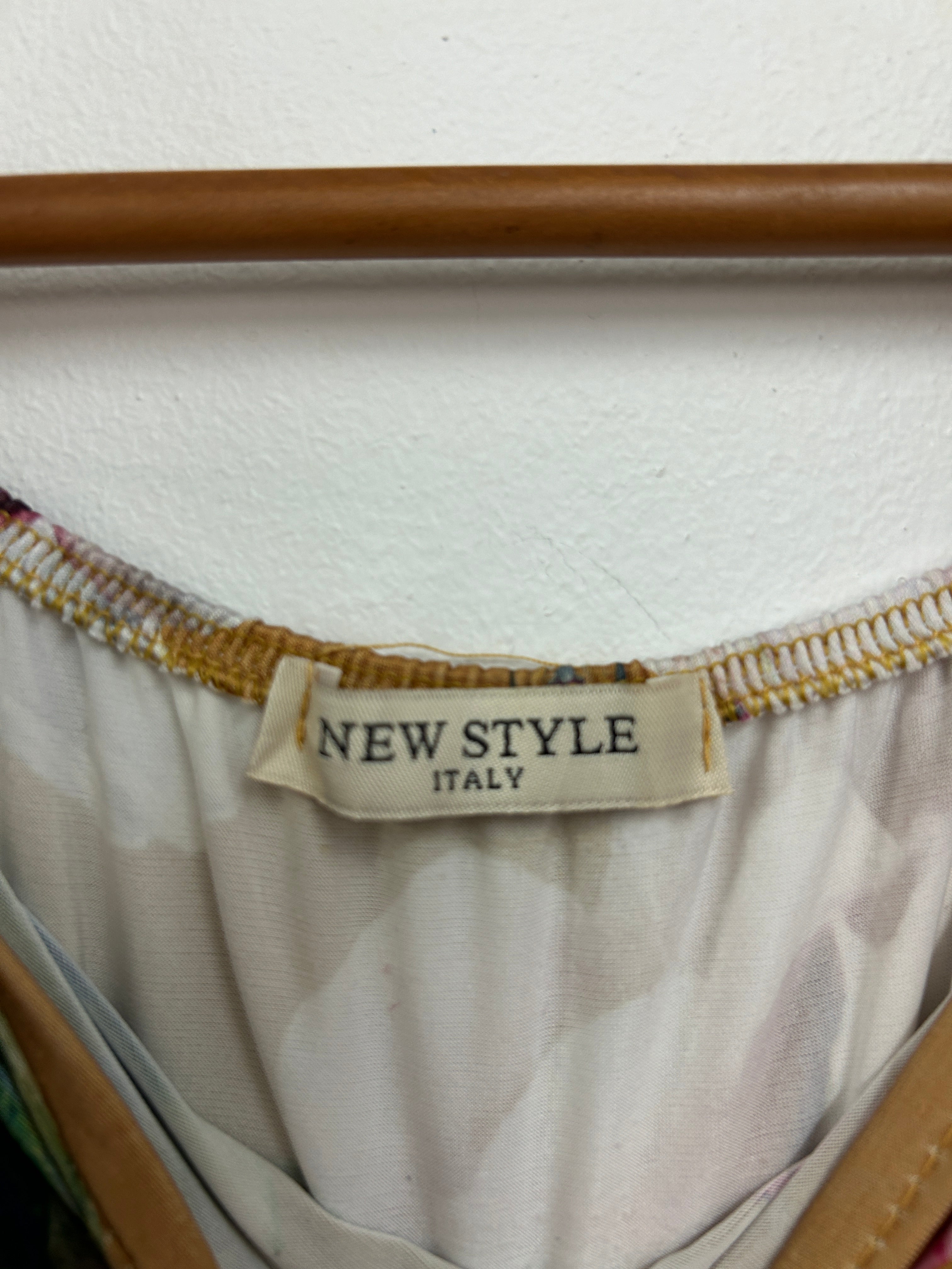 Combinaison florale à dos nu – New Style Italy