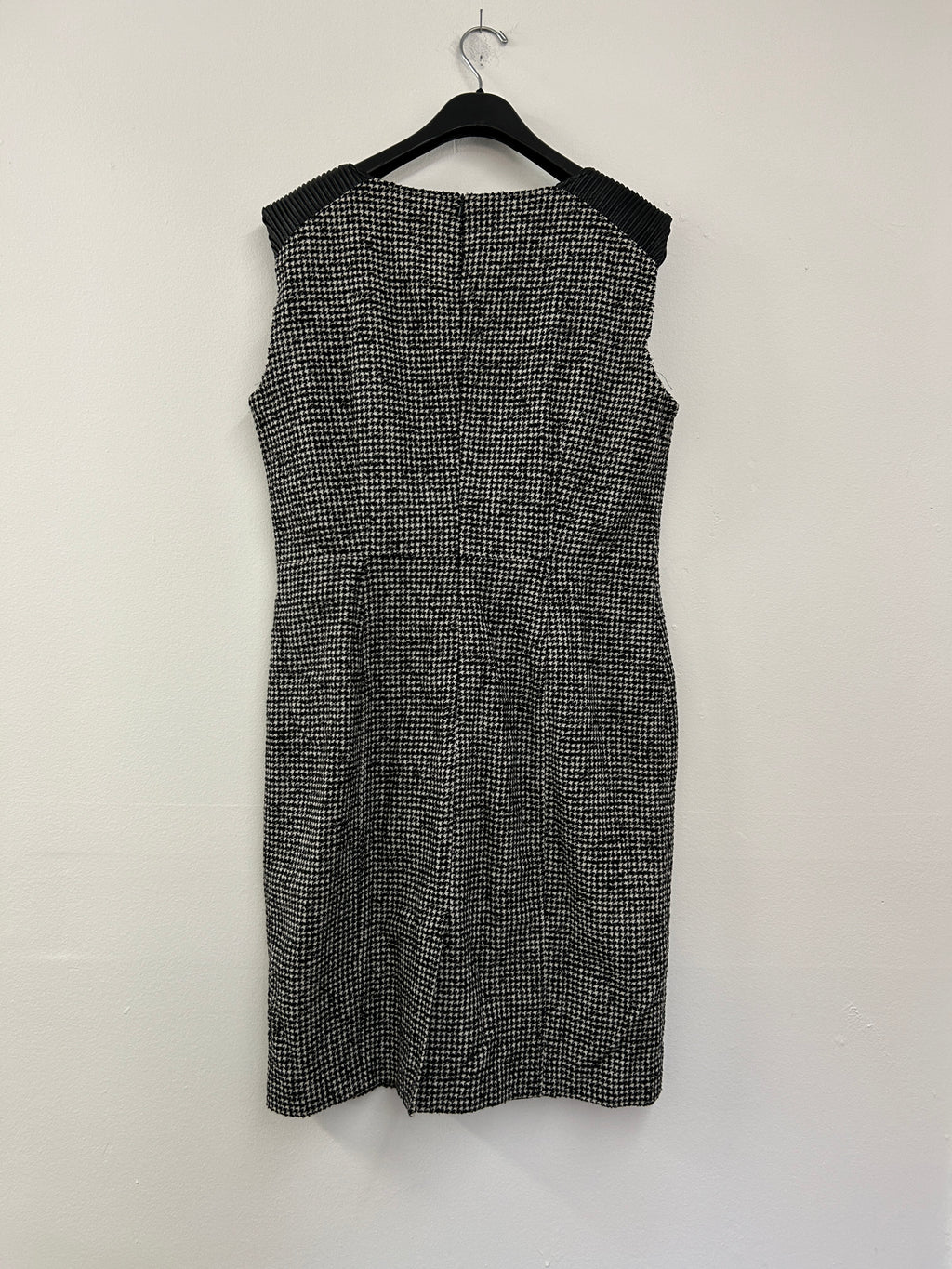 Robe ajustée à motif pied-de-poule – Oui