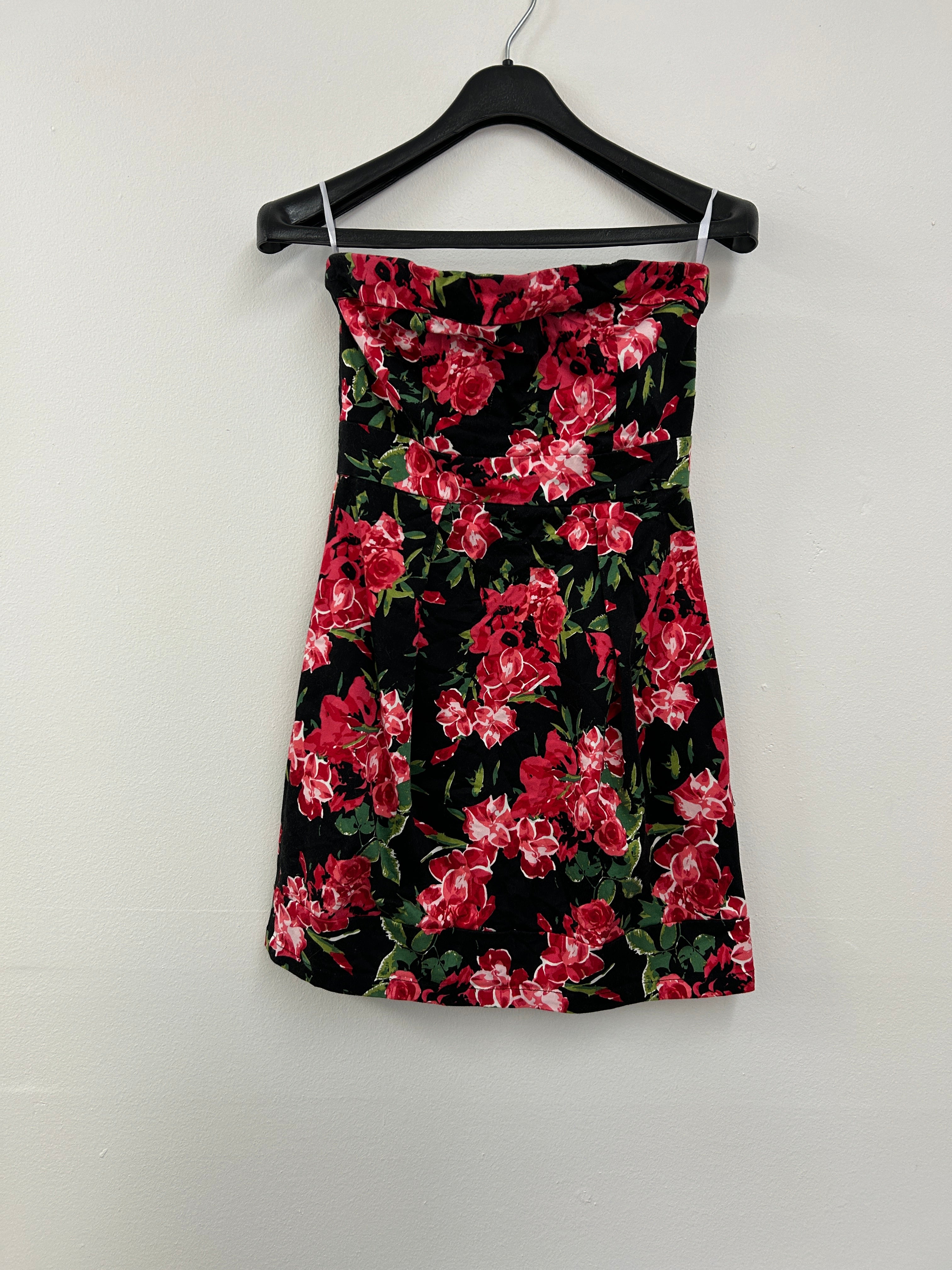 Robe mini bustier florale – SWS