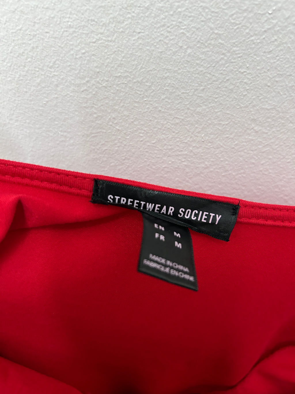 Robe moulante rouge – Streetwear Society