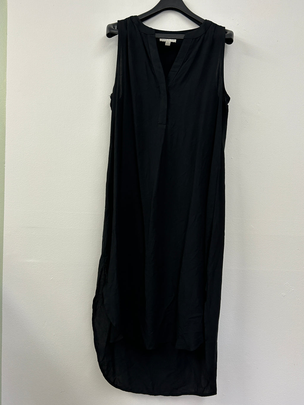 Robe longue fluide noire – Alex & Lili