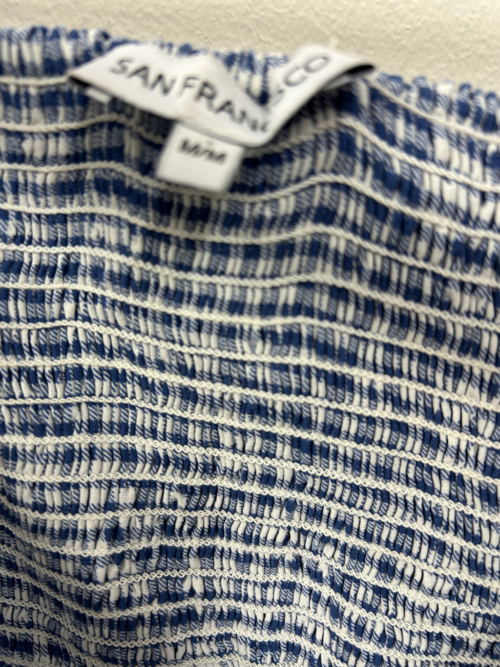 Robe courte à carreaux vichy – SAN FRANCISCO