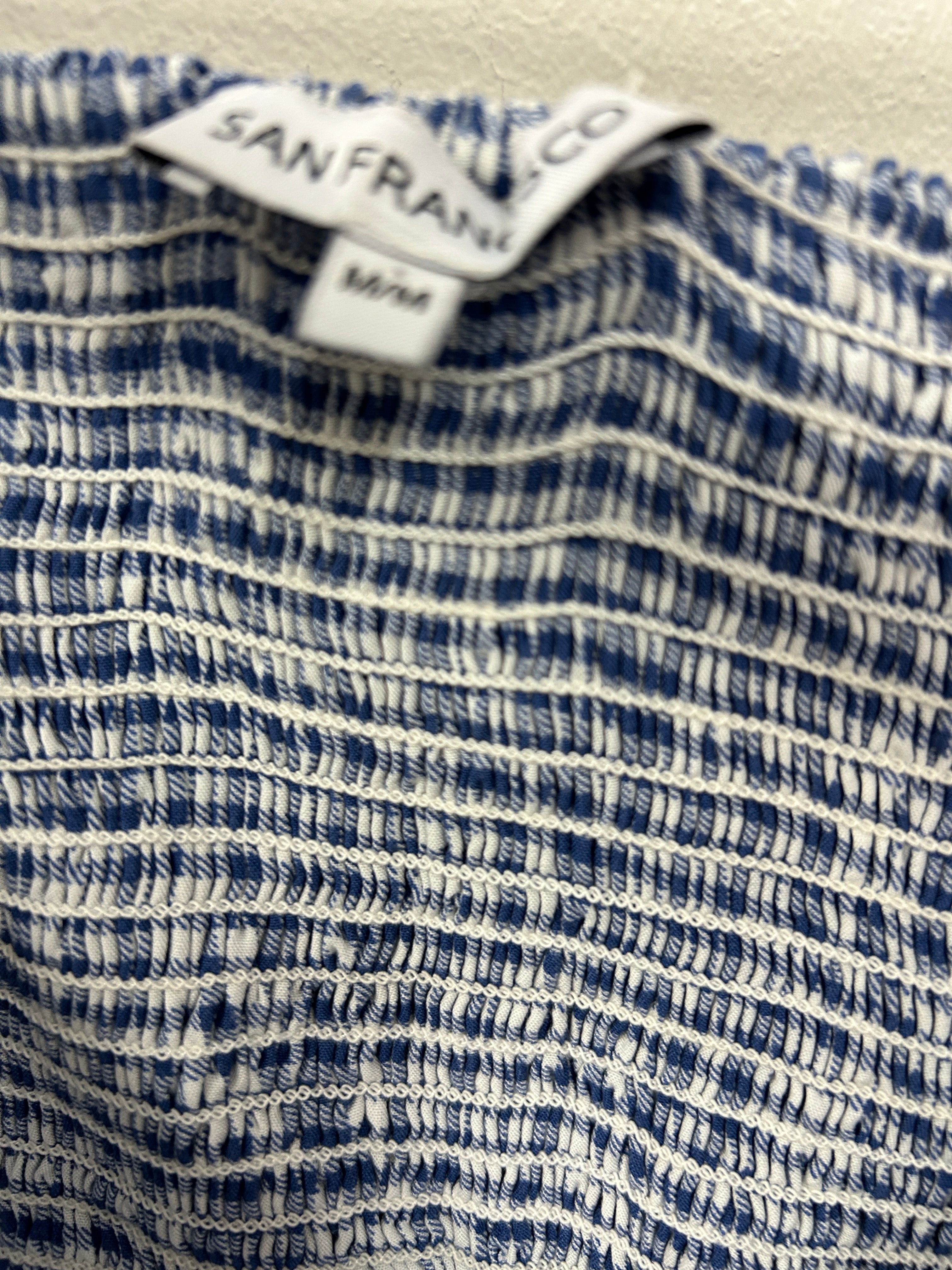 Robe courte à carreaux vichy – SAN FRANCISCO