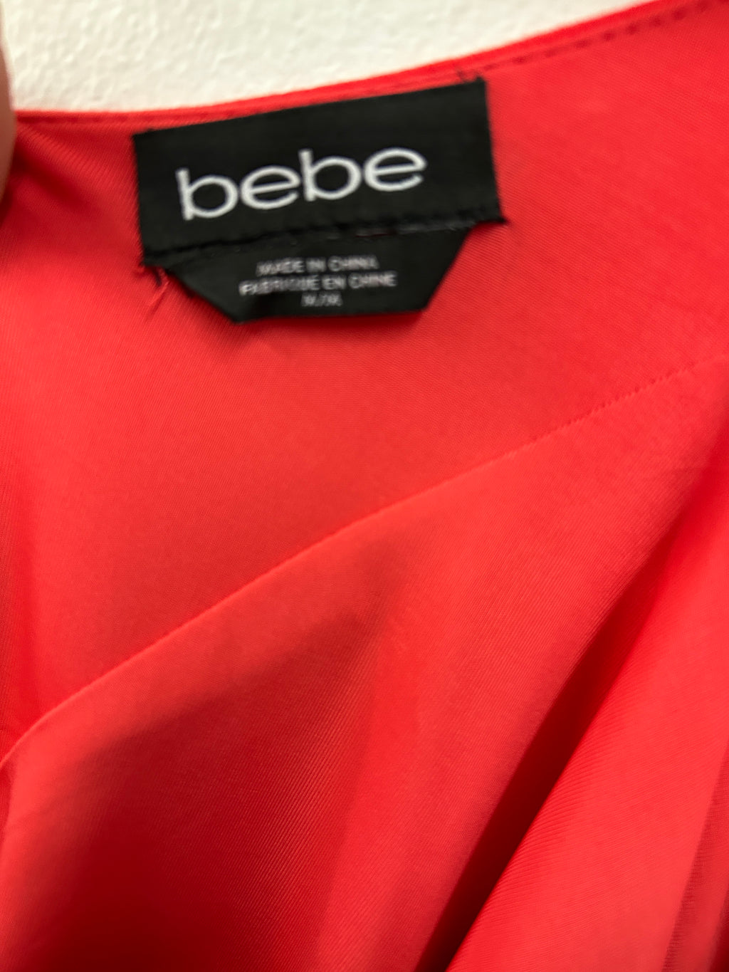 Robe rouge asymétrique – BEBE