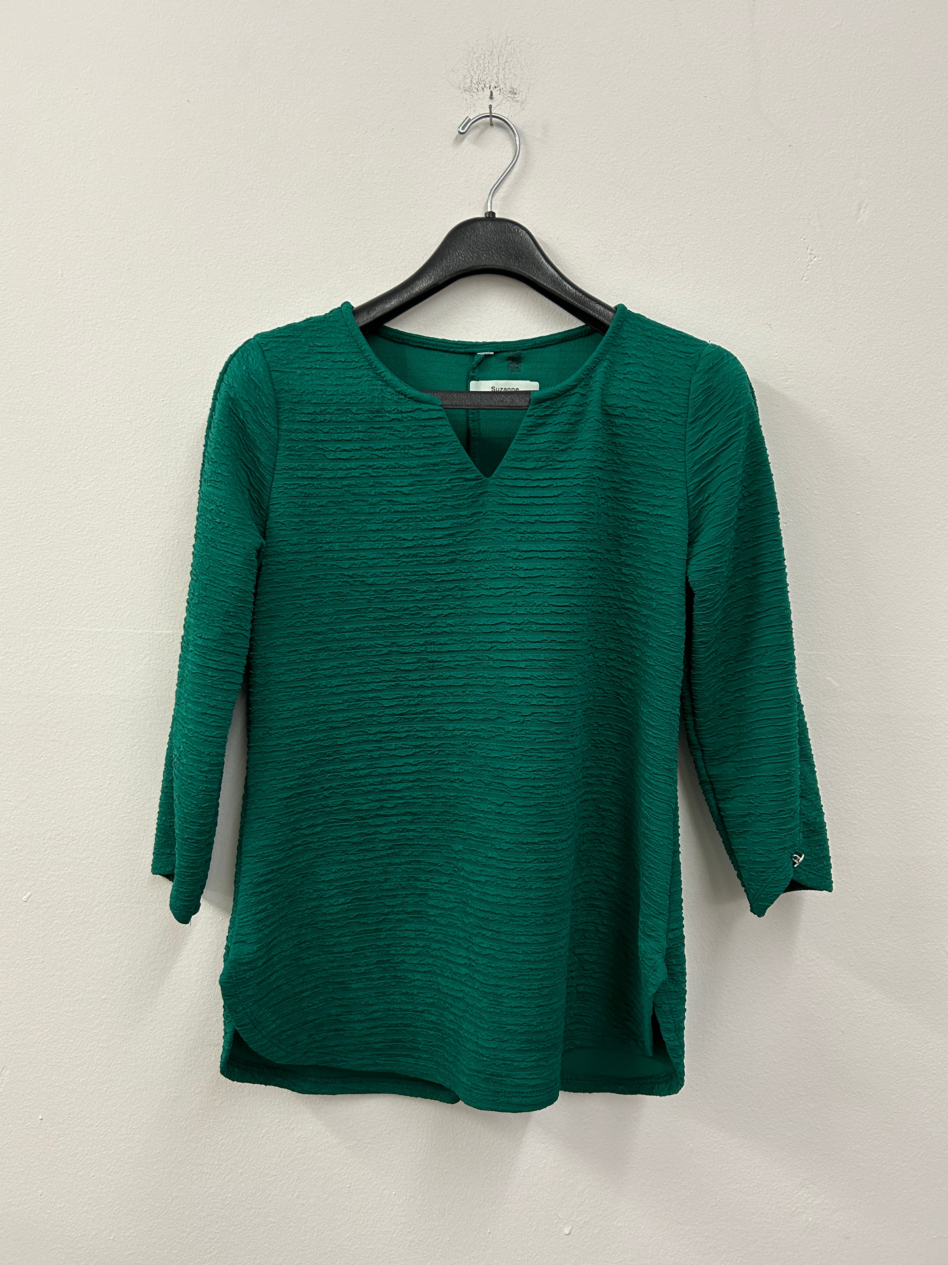 Haut texturé vert émeraude – Simon Chang