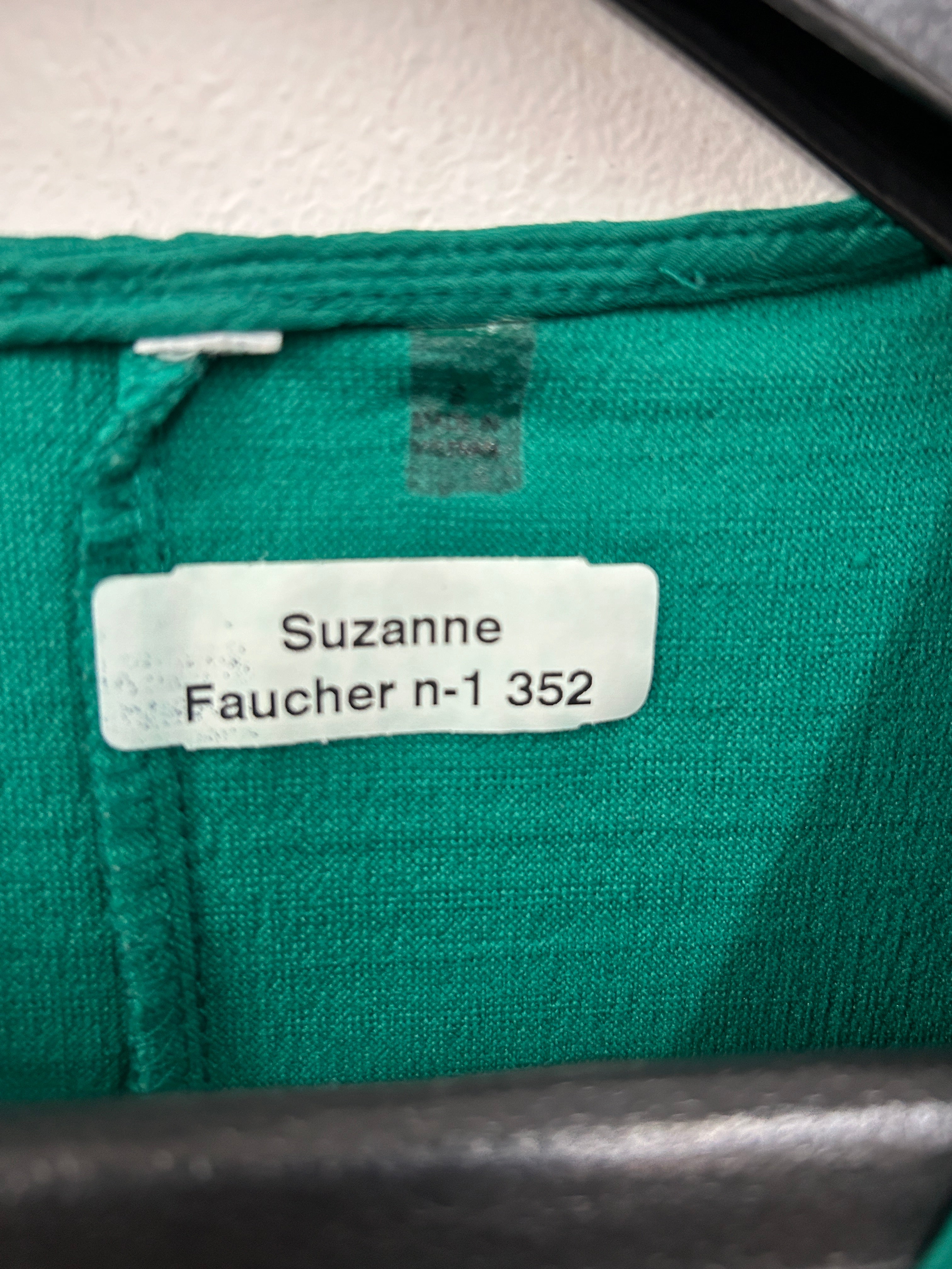 Haut texturé vert émeraude – Simon Chang