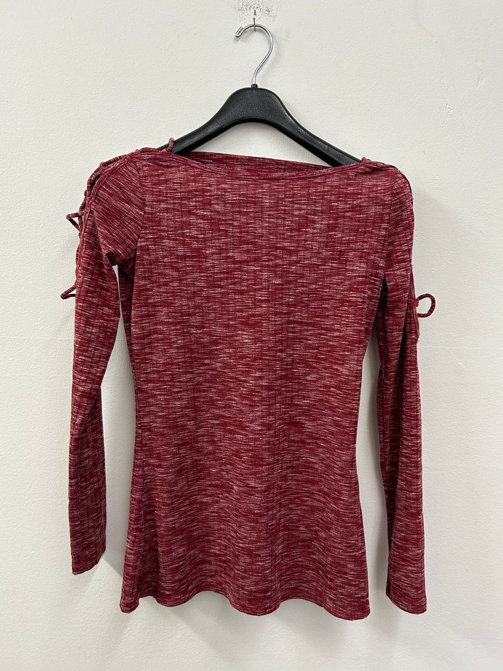 Haut à manches longues bordeaux – Jessica Simpson