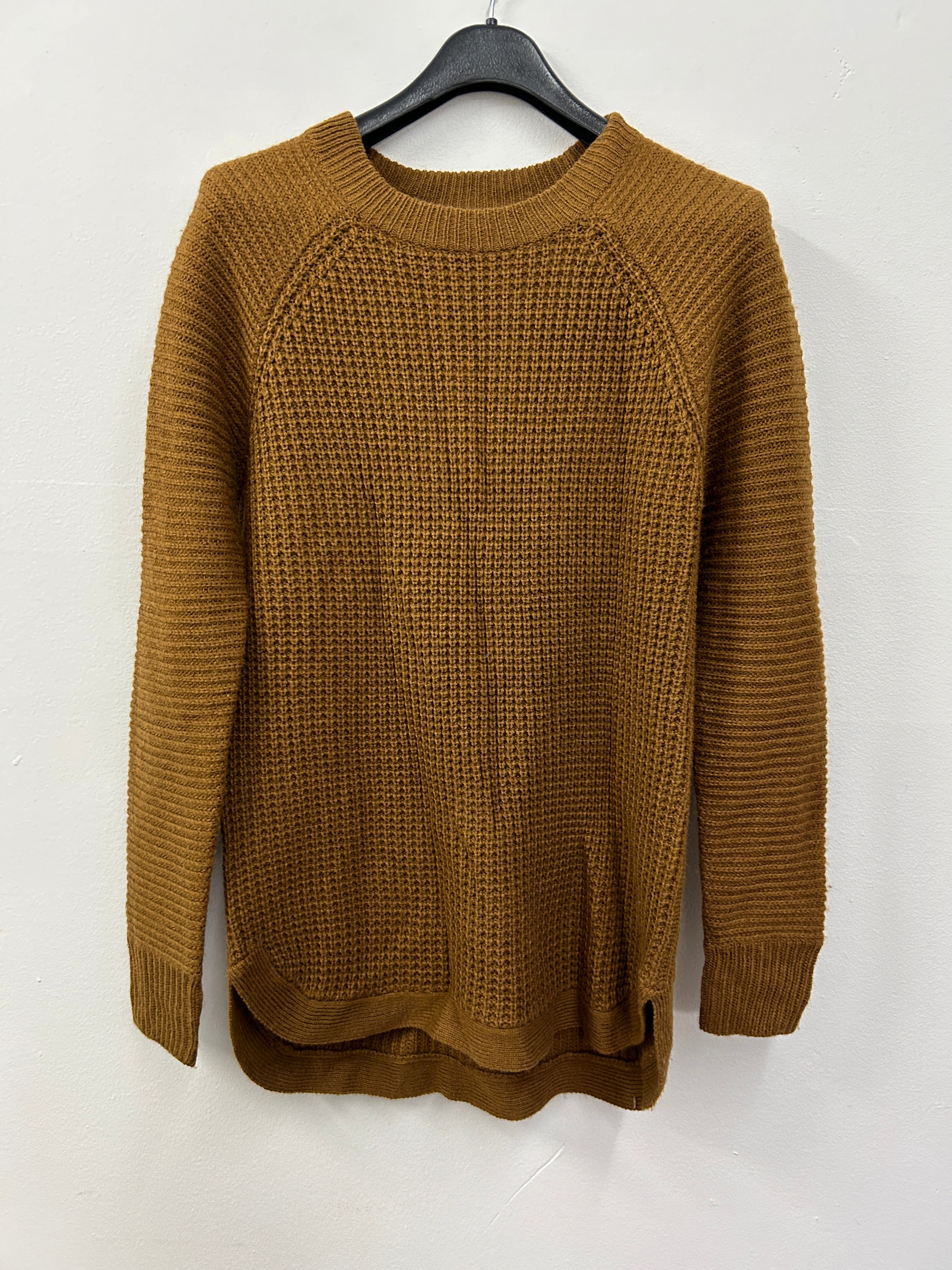 Chandail tricoté brun caramel – Twik