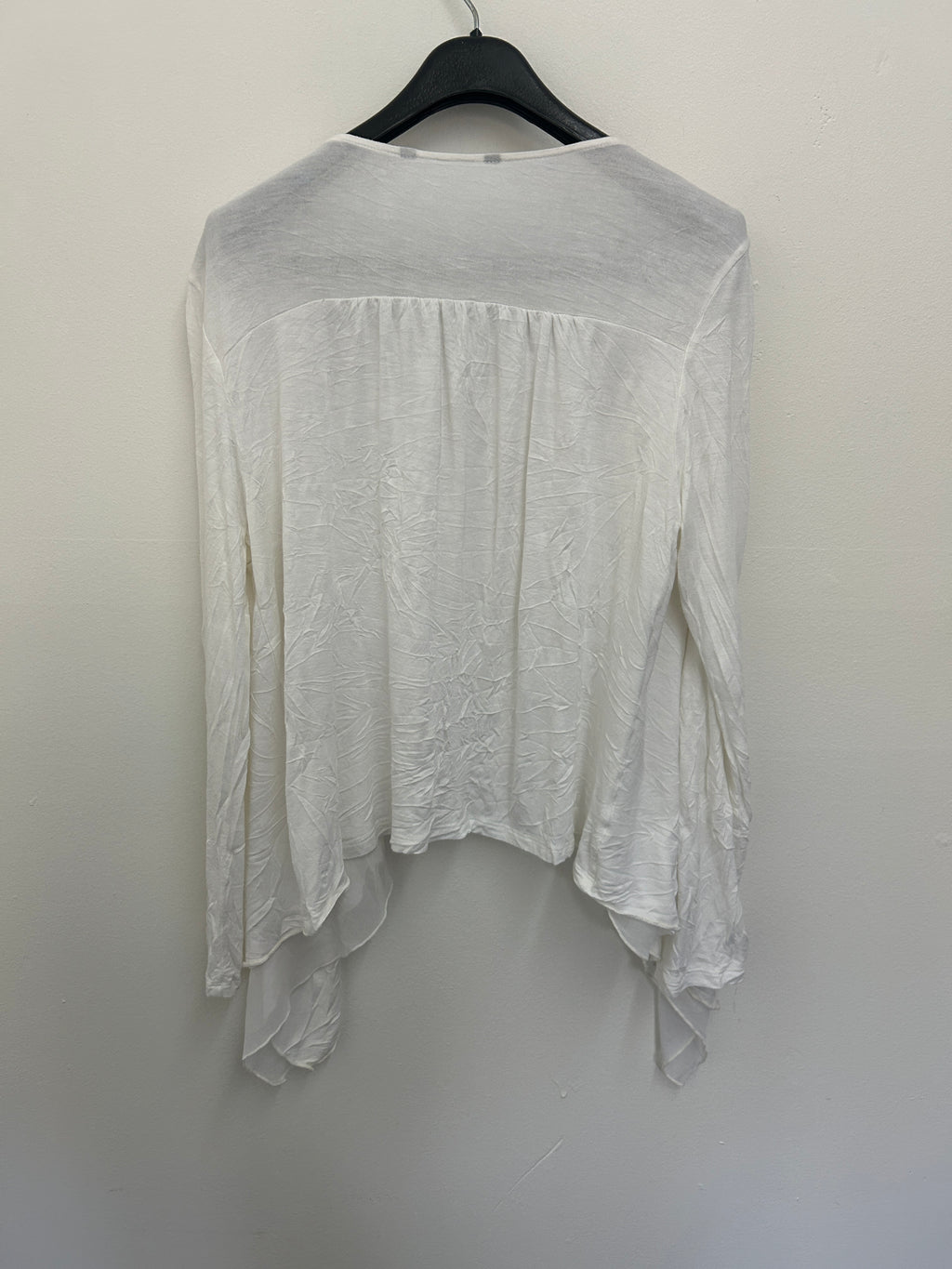 Cardigan léger blanc double