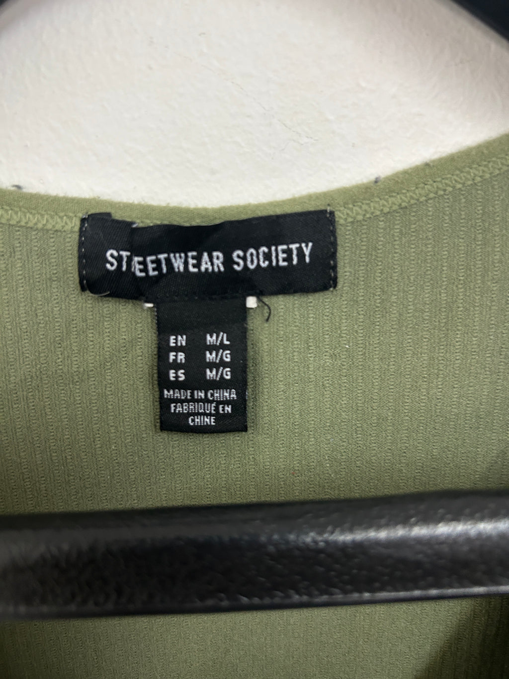 Haut court côtelé kaki – STREETWEAR Society