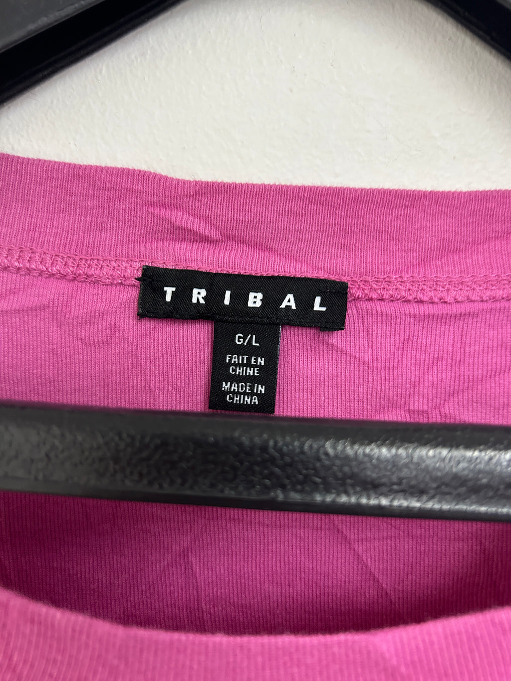 Chandail rose à manches trois-quarts — Tribal