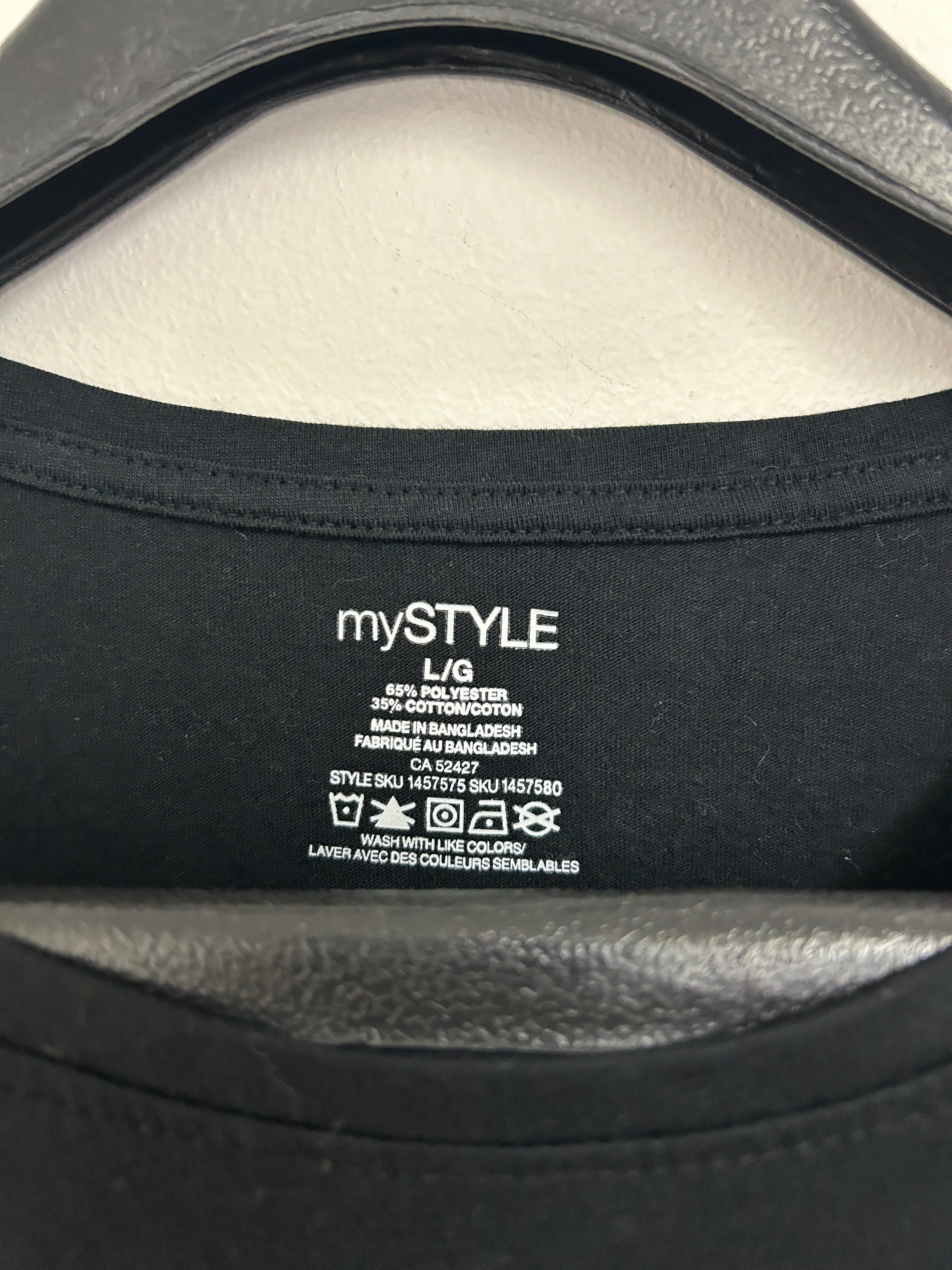 T-shirt noir basique — mySTYLE