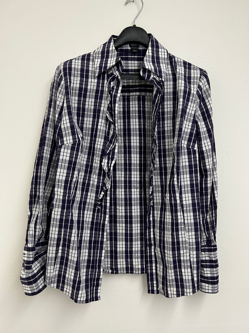 chemise-a-carreaux-mauve-marine-et-blanche