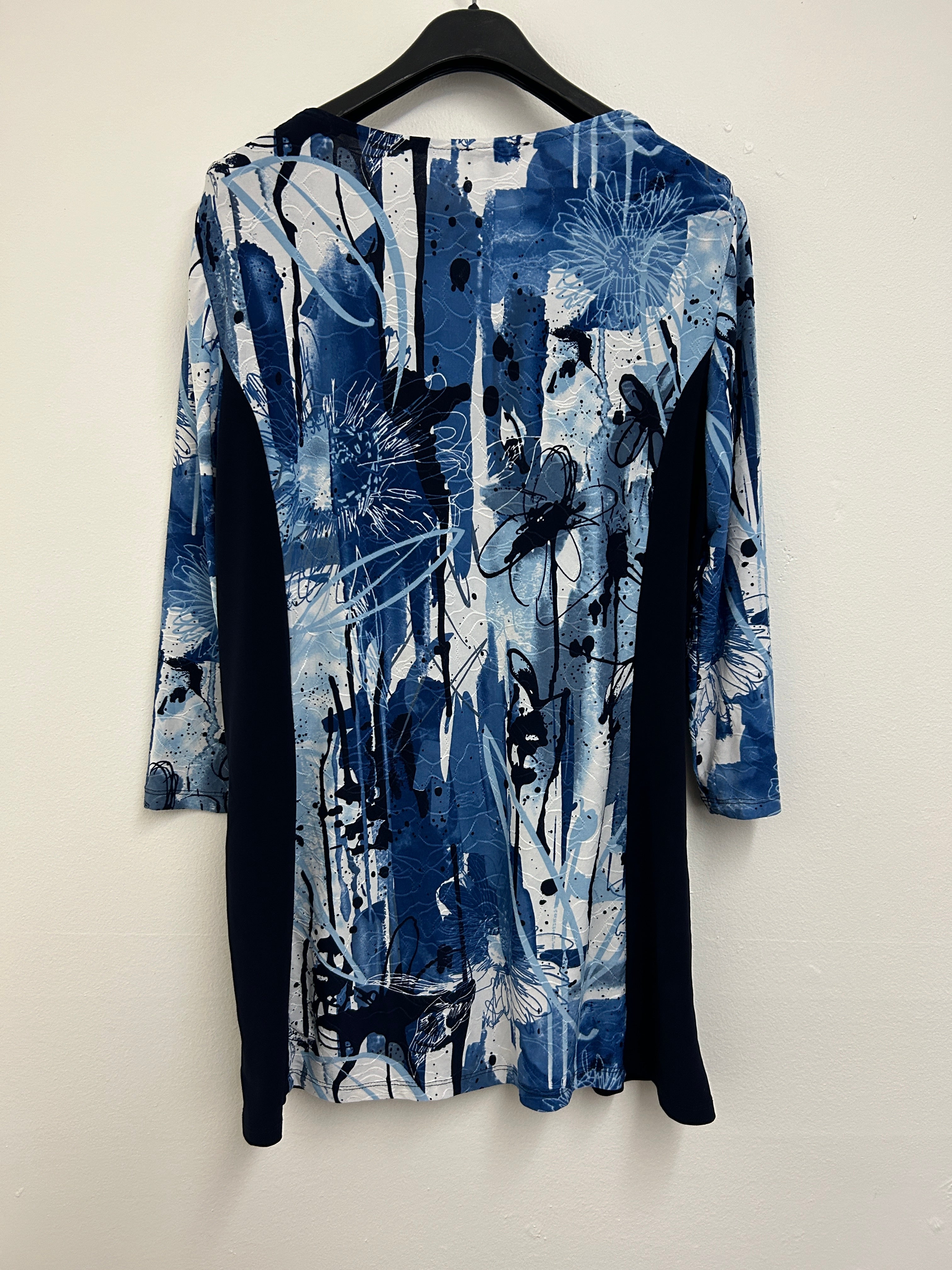 Haut à motifs artistiques bleus - Emotions