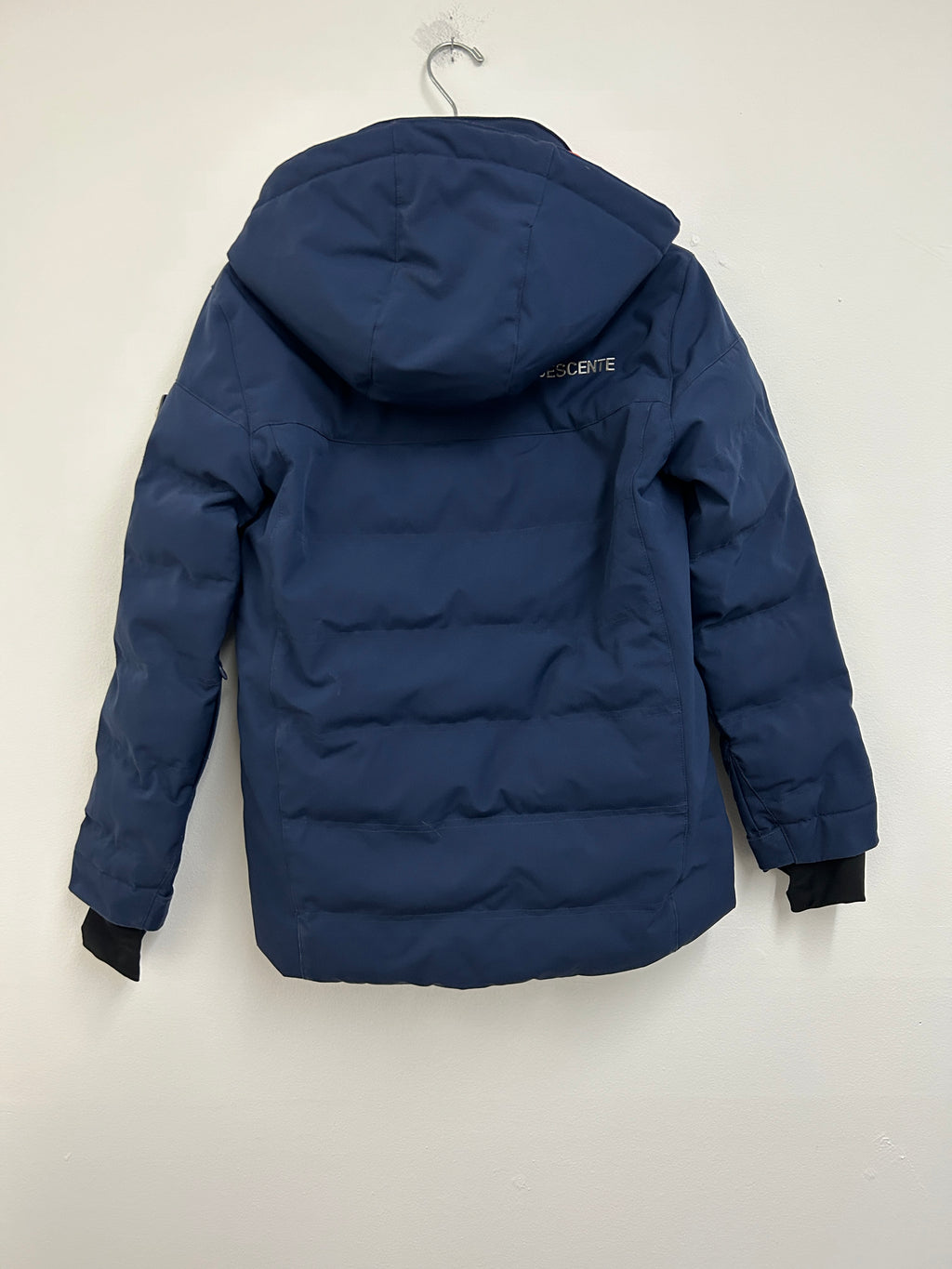 Manteau de ski bleu marine à double couche — DESCENTE
