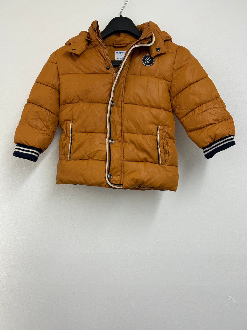 Manteau matelassé caramel pour enfant — Mayoral