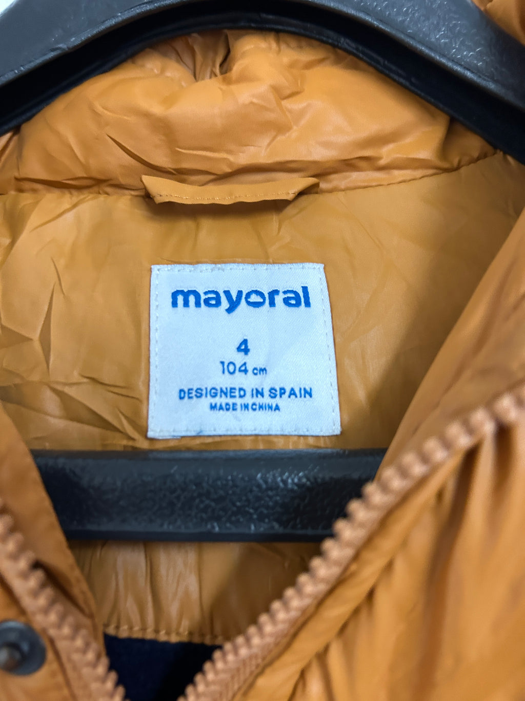Manteau matelassé caramel pour enfant — Mayoral